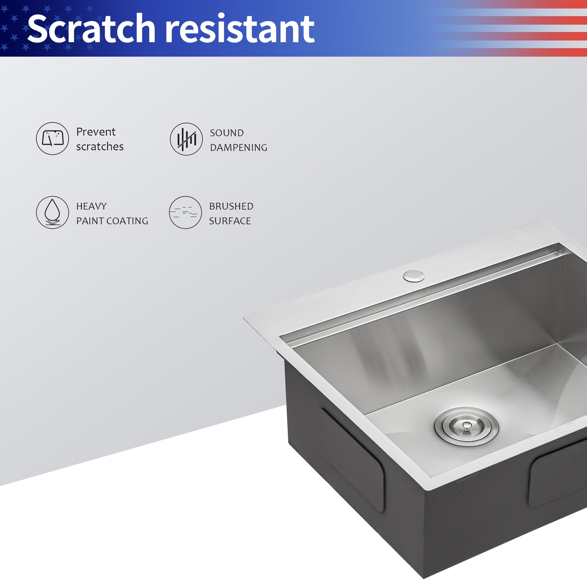 Rainlex RX-SS18-2522 Kitchen-Sinks - View #5