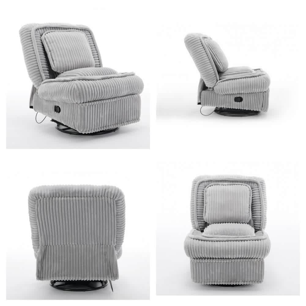 Coolbibila BLAKE-RECLINER-GRAY chairs - View #4