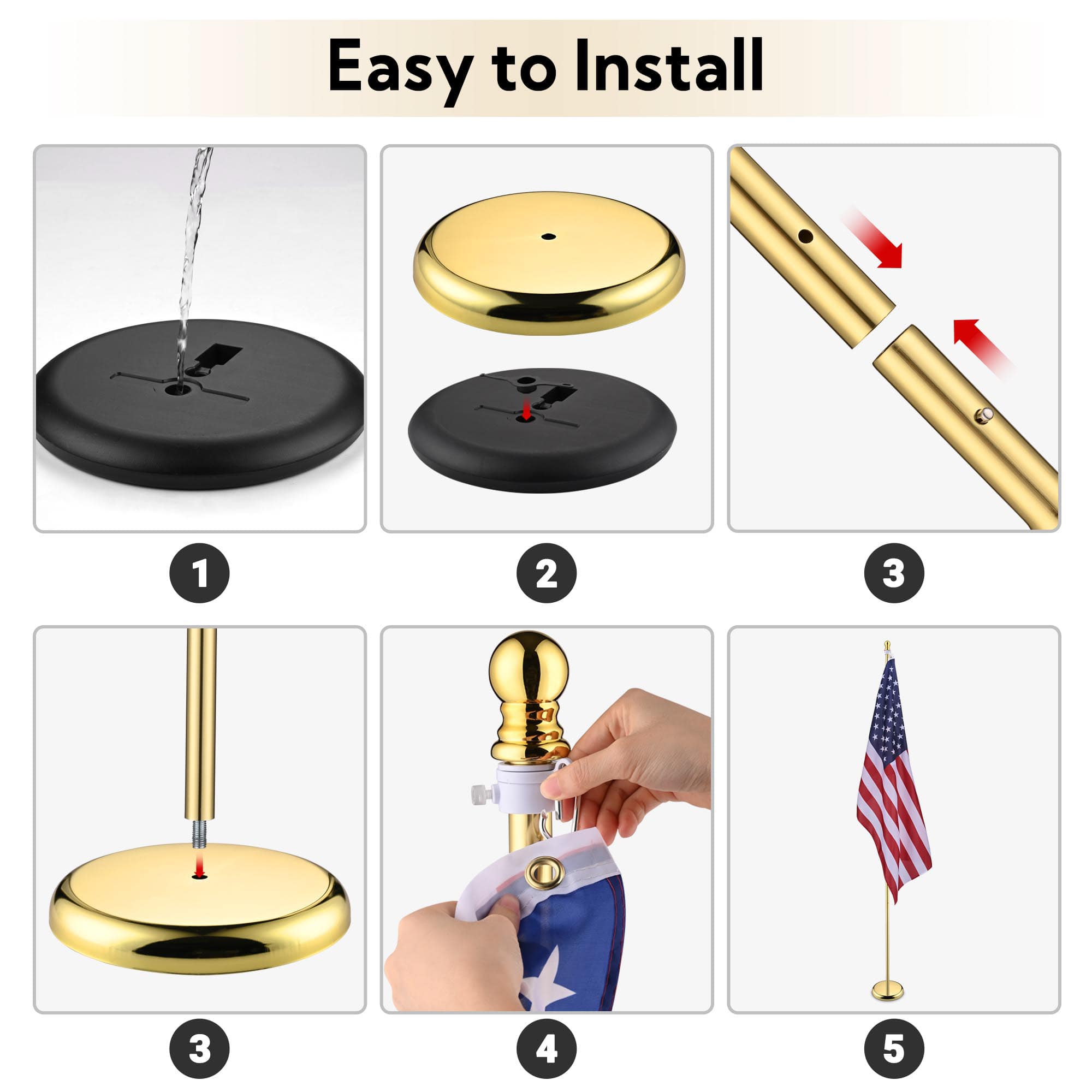 Yescom 22FLP014-8FTG-BX2-LO Flag-Poles - View #4