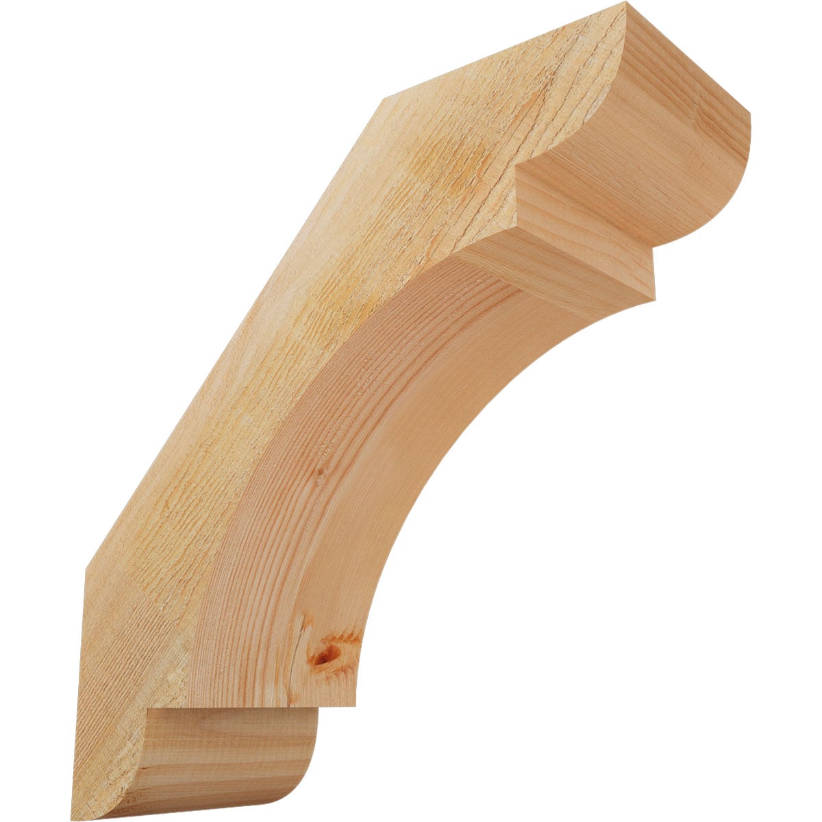 Ekena Millwork BRC06X16X16OLY00RDF 6-in x 16-in x 16-in Douglas Fir Wood Olympic Rough Sawn