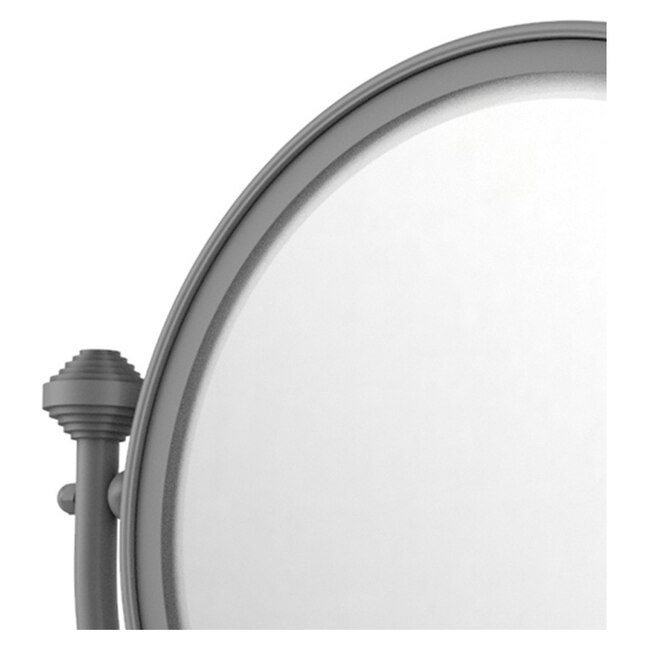 Allied Brass Southbeach 8-in x 16-in Matte White Double-Sided Magnifying Wall-Mounted Vanity Mirror Allied Brass Southbeach 8-in x 16-in Matte White Double-Sided Magnifying Wall-Mounted Vanity Mirror