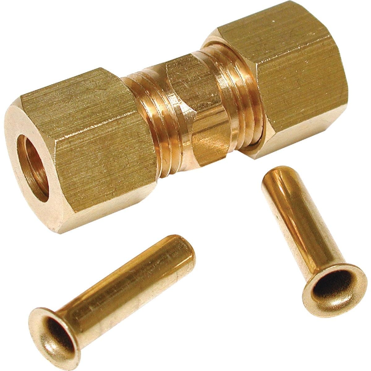 Dial  93296 Low-Lead Brass Compression Union 3.7 in Barb-FNPT-Union