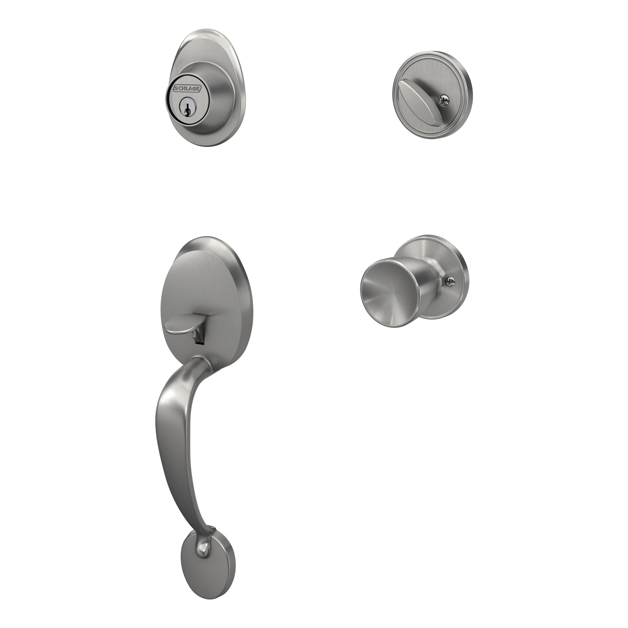 Home Front by Schlage UH60 G RWL 630 BAN handlesets - View #4