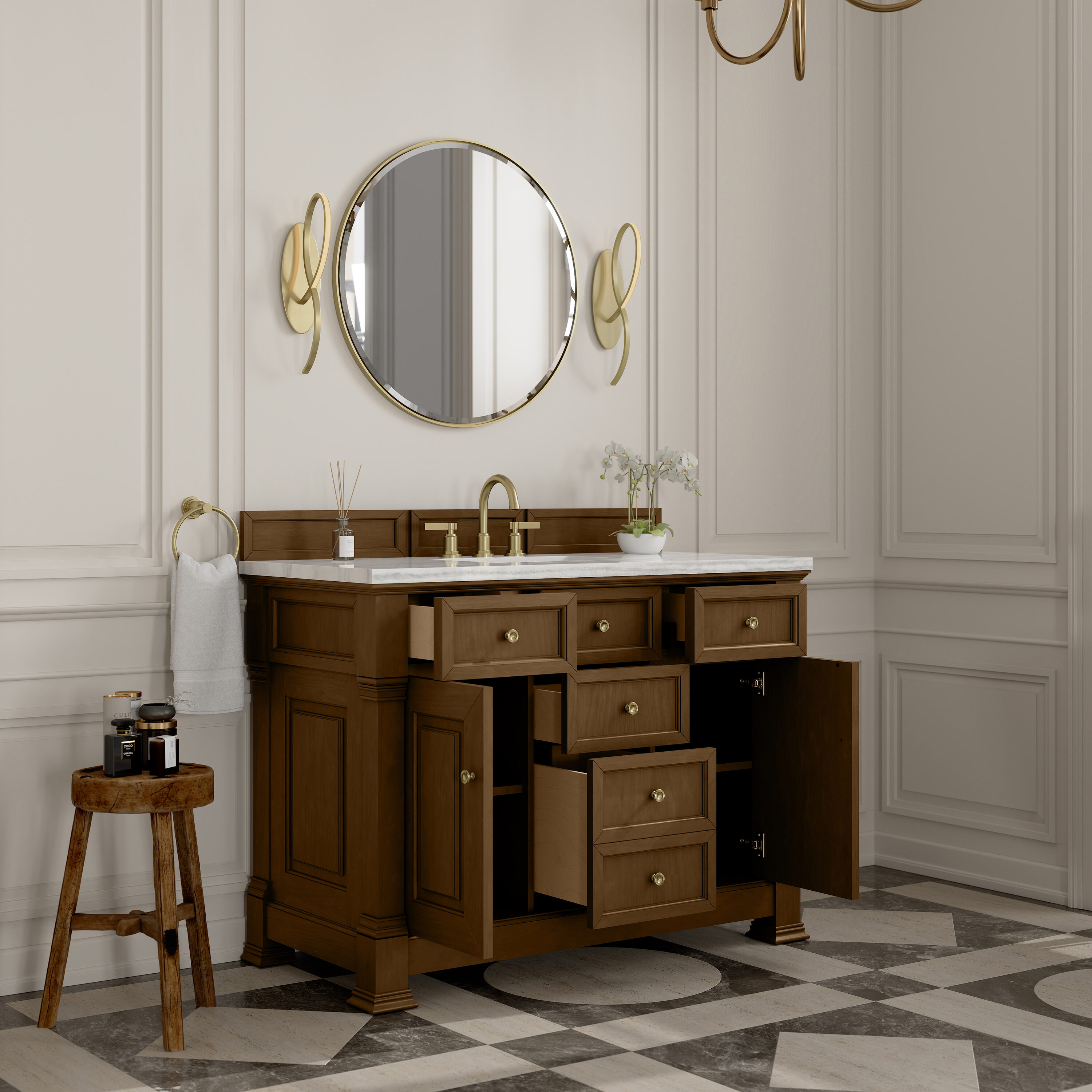 James Martin Vanities 547-V48-HNO-3AF Bath-Vanity-Combo - View #5