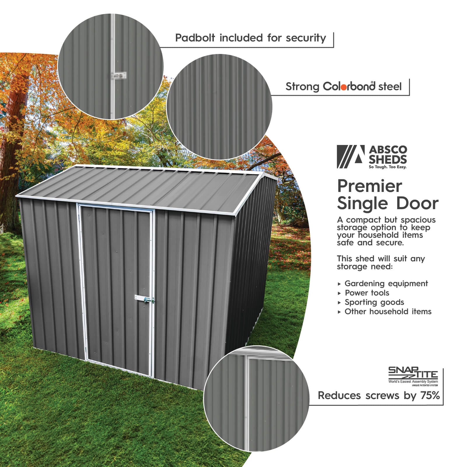 ABSCO AB1009 Metal-Storage-Buildings-Sheds - View #3