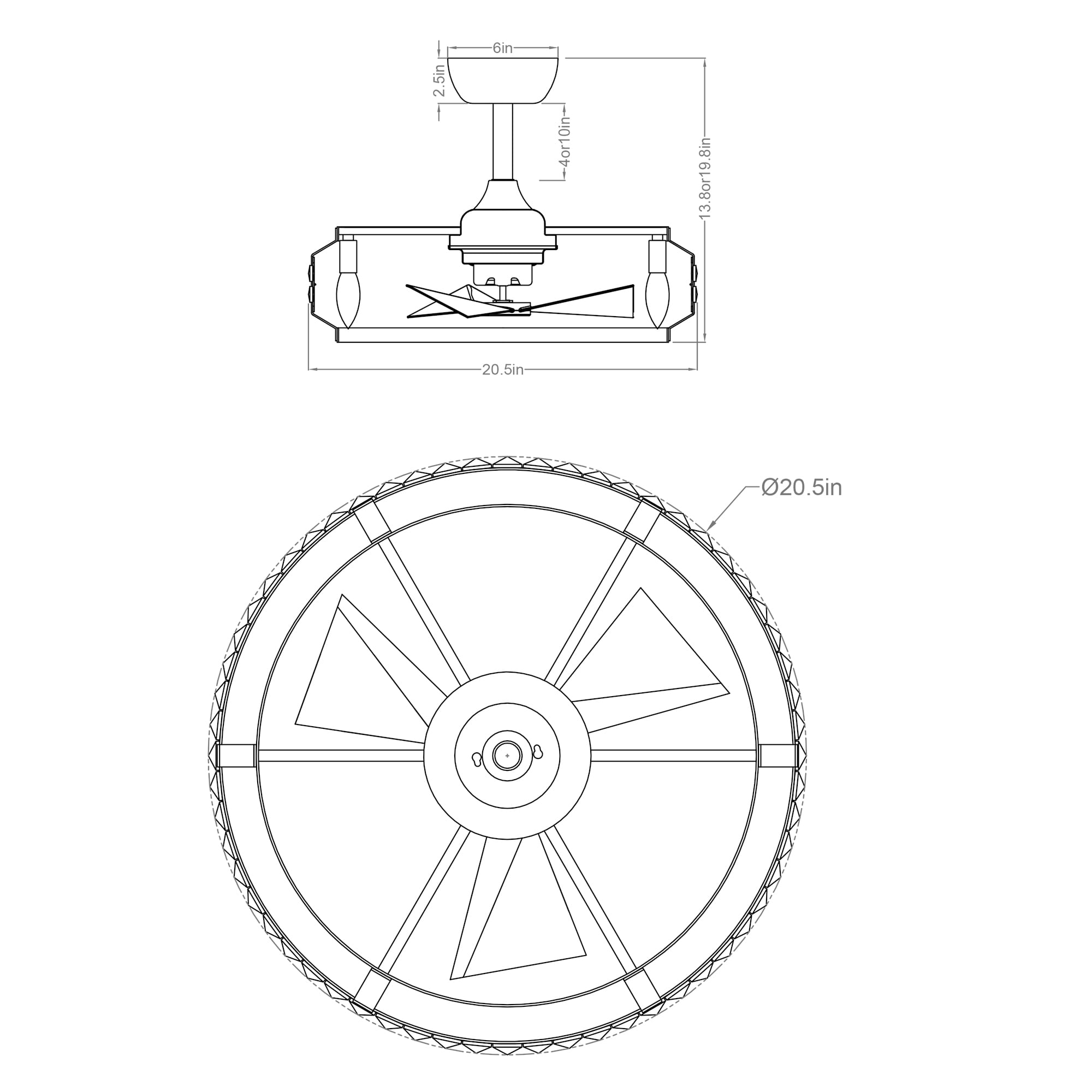 Parrot Uncle F8227110V Ceiling-Fans - View #18