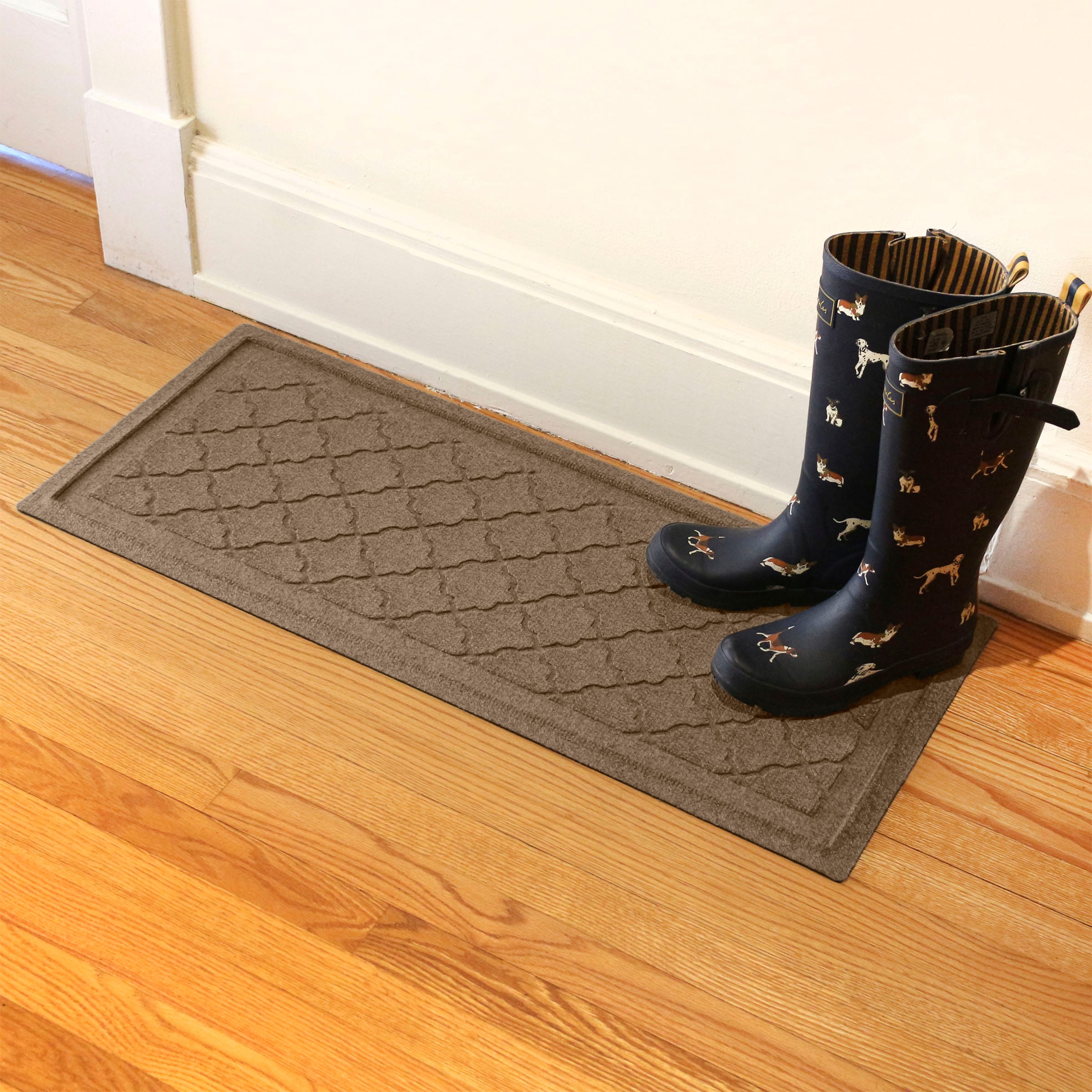 Waterhog Basket Weave Doormat, 2' x 3' - Brown