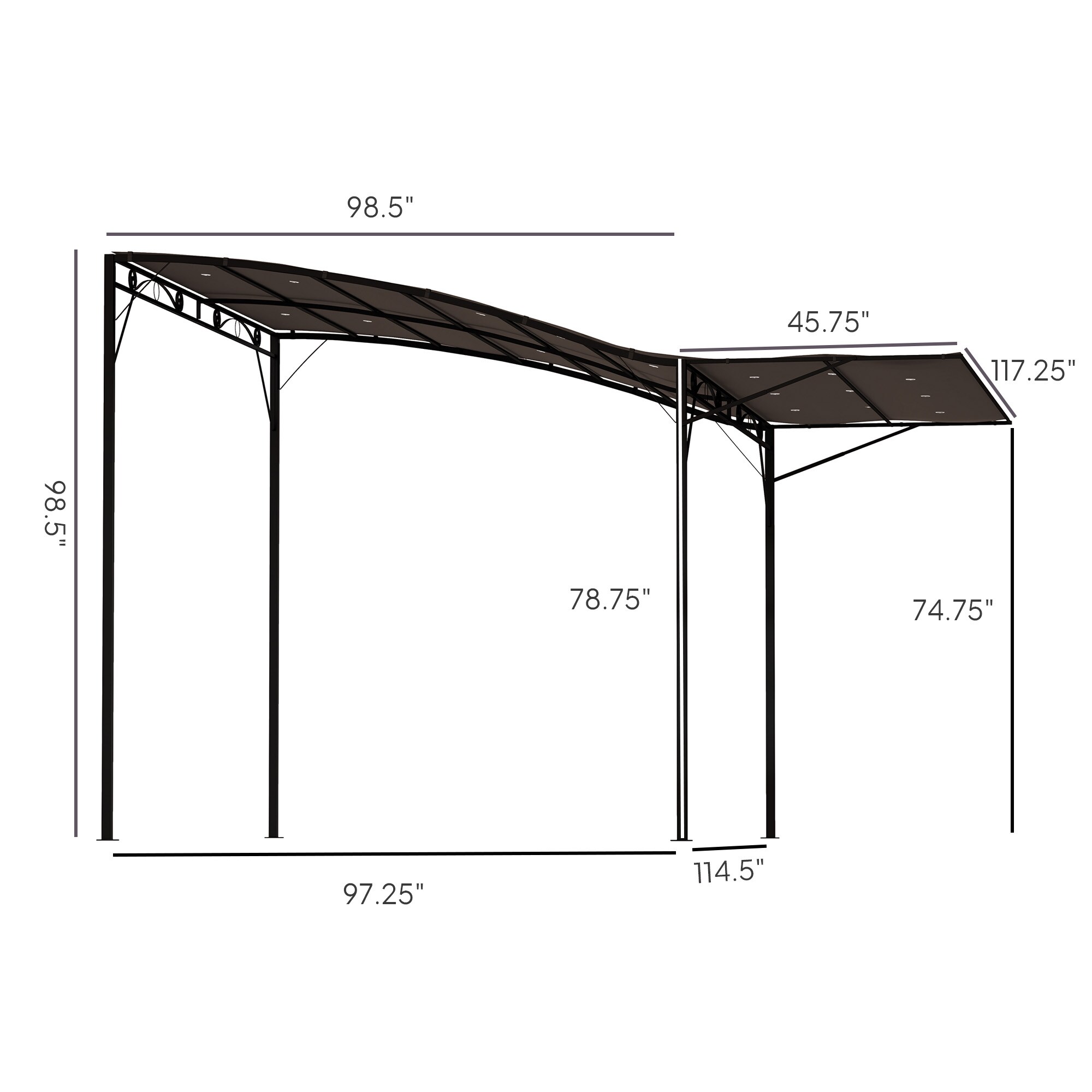LUXEYARD DS-M-BAC06890 Pergolas-2 - View #5