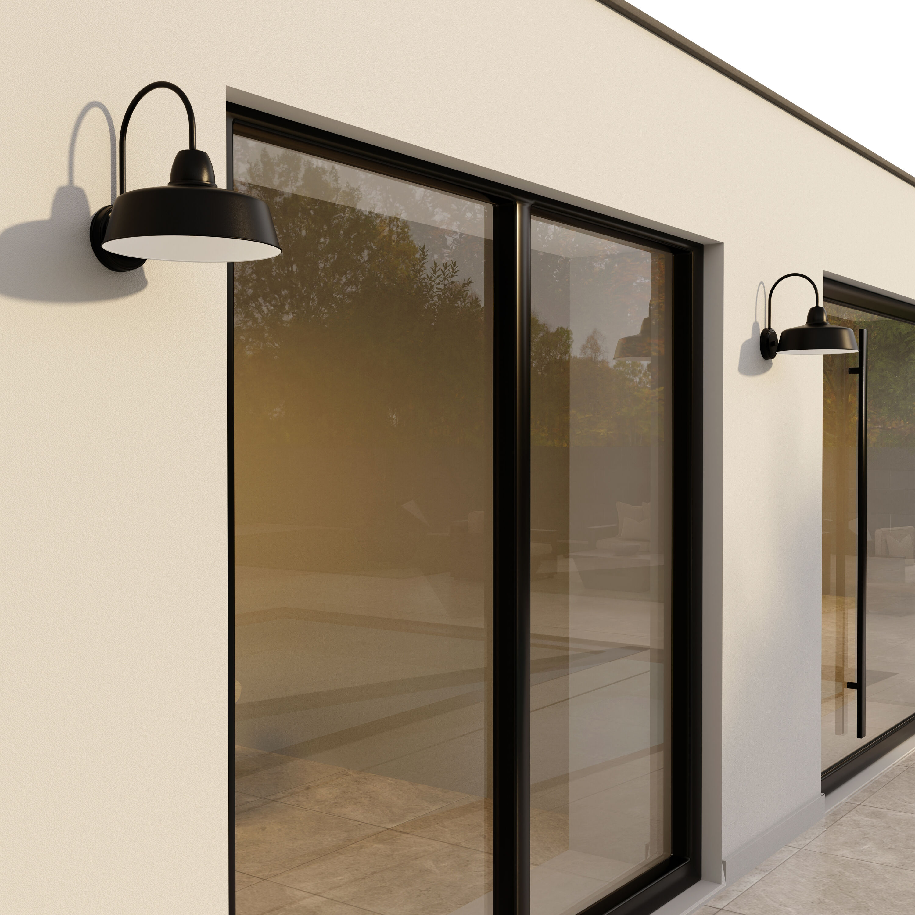Project Source WLM141MBK Outdoor-Wall-Lighting - View #5