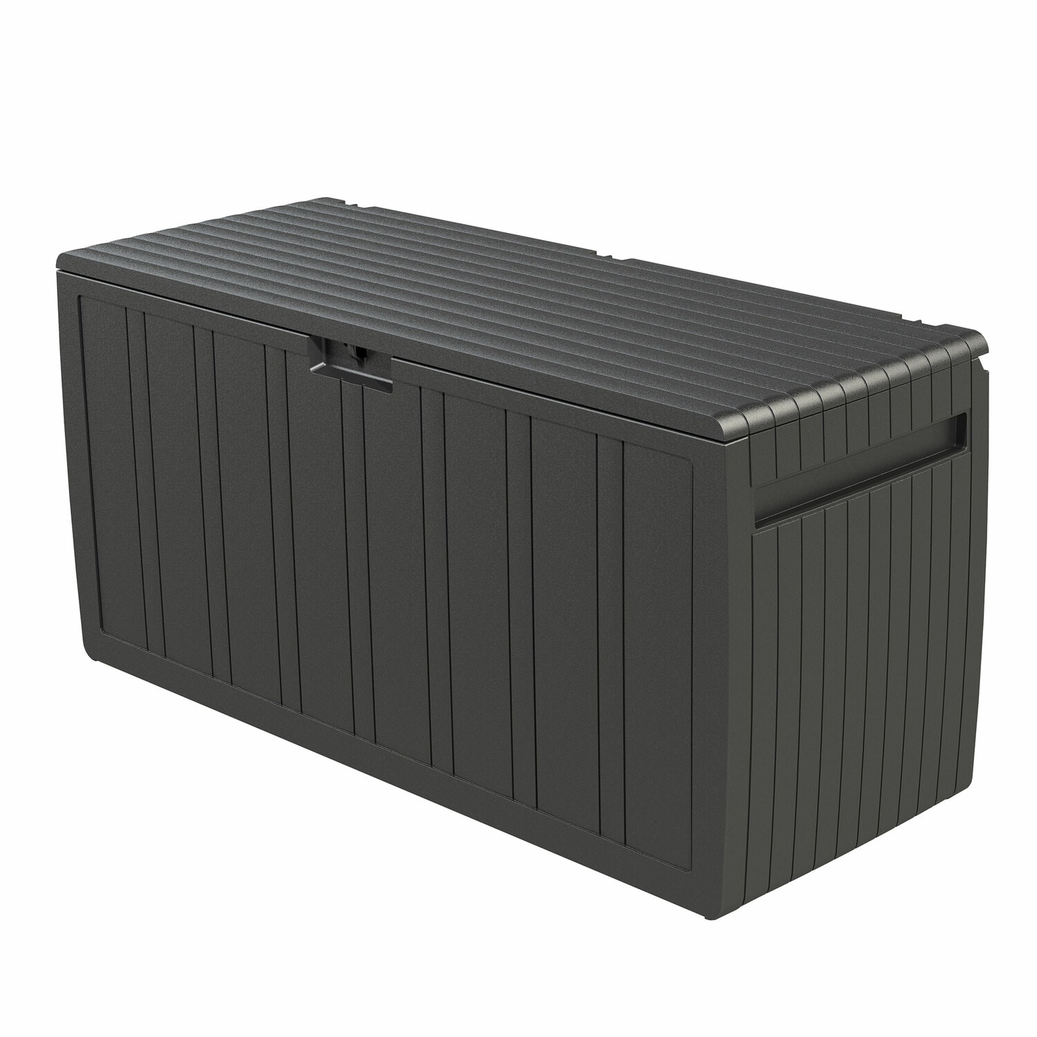 Keter Comfy 71 Gallon Durable Resin Outdoor Storage Deck Box For Furniture  and Supplies, Brown & Reviews