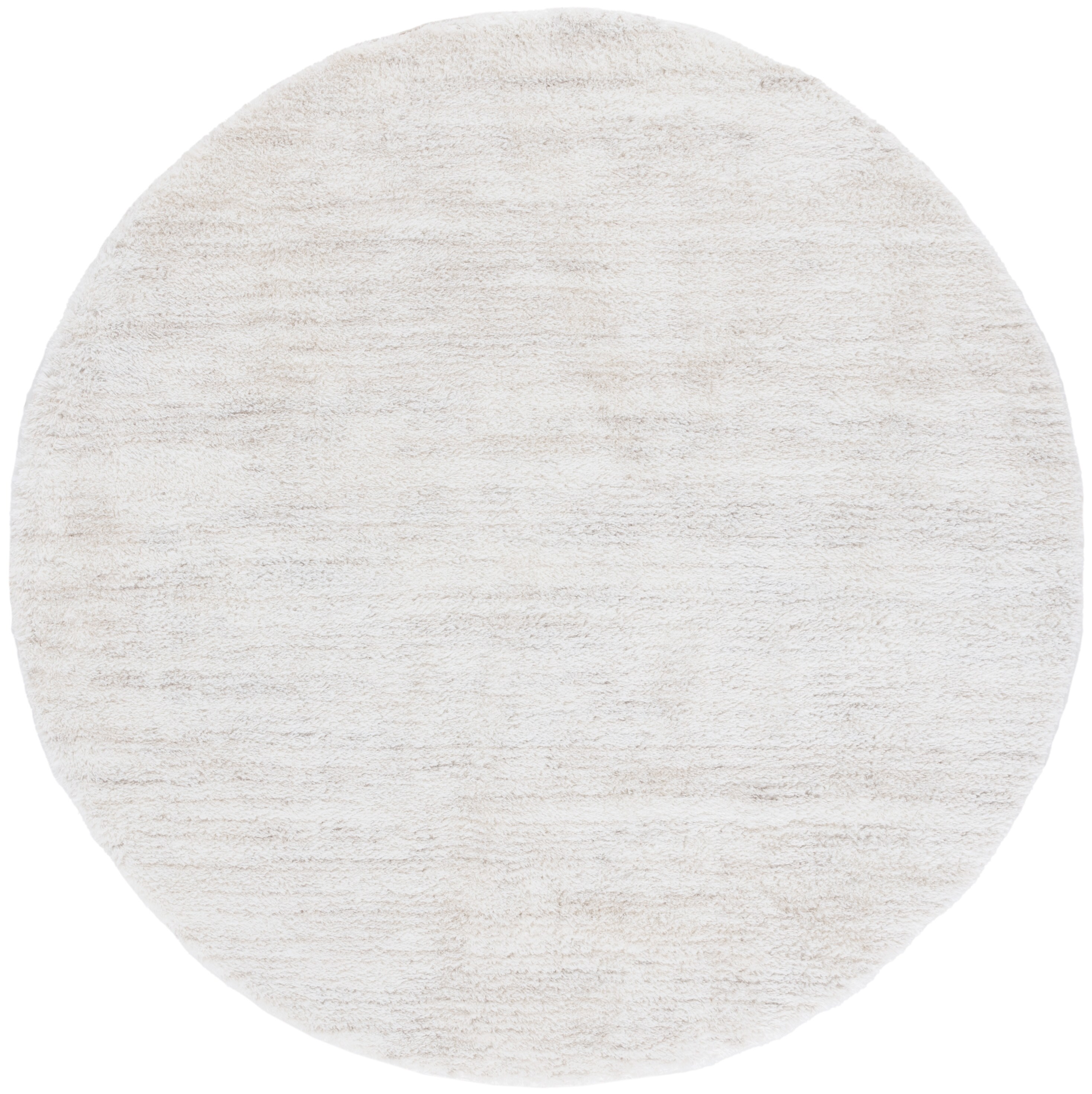 Safavieh THO653E-7R 7 x 7 (ft) Loomed Polypropylene Ivory/Taupe Round Indoor Distressed/Overdyed Mid-Century Modern Area rug