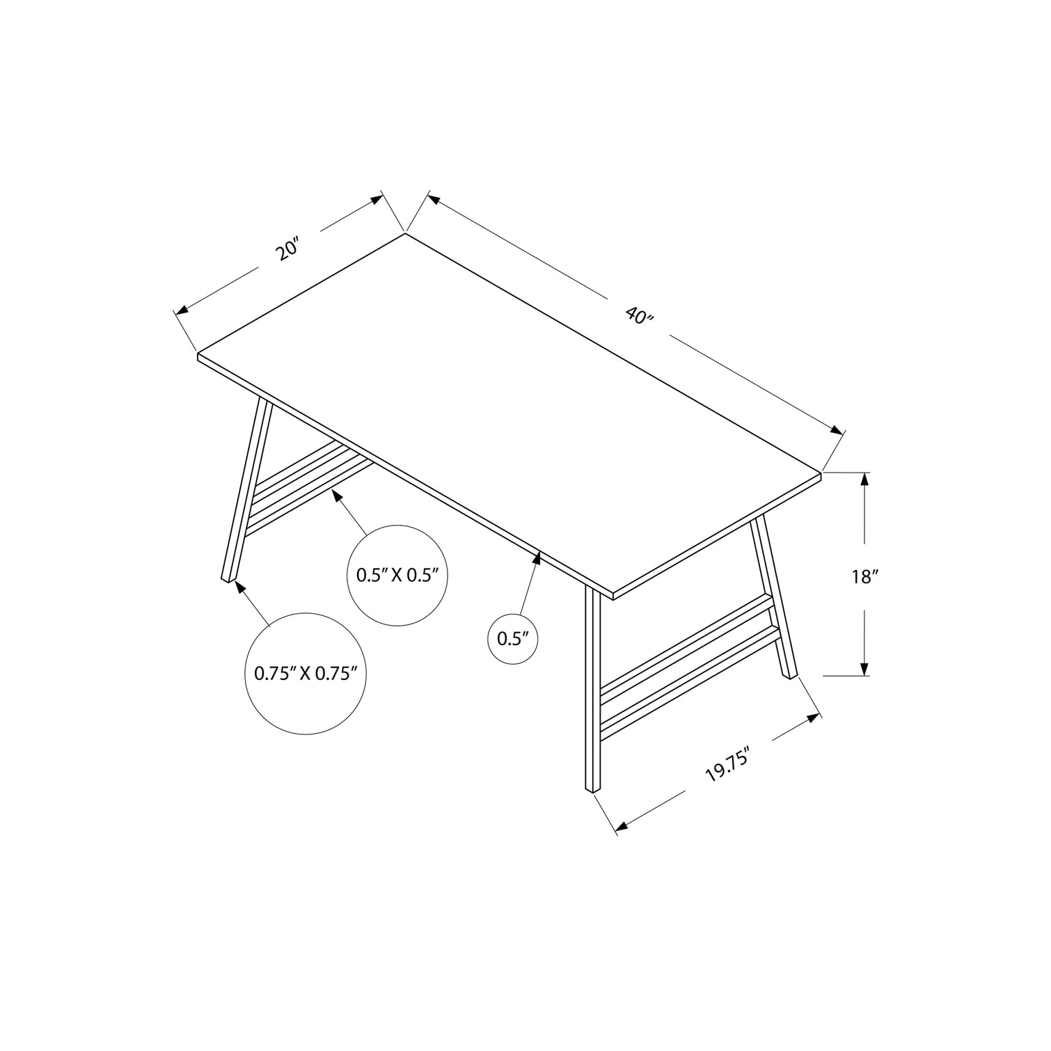 SunJet Y932DWCTEIXJ Coffee-Tables - View #5