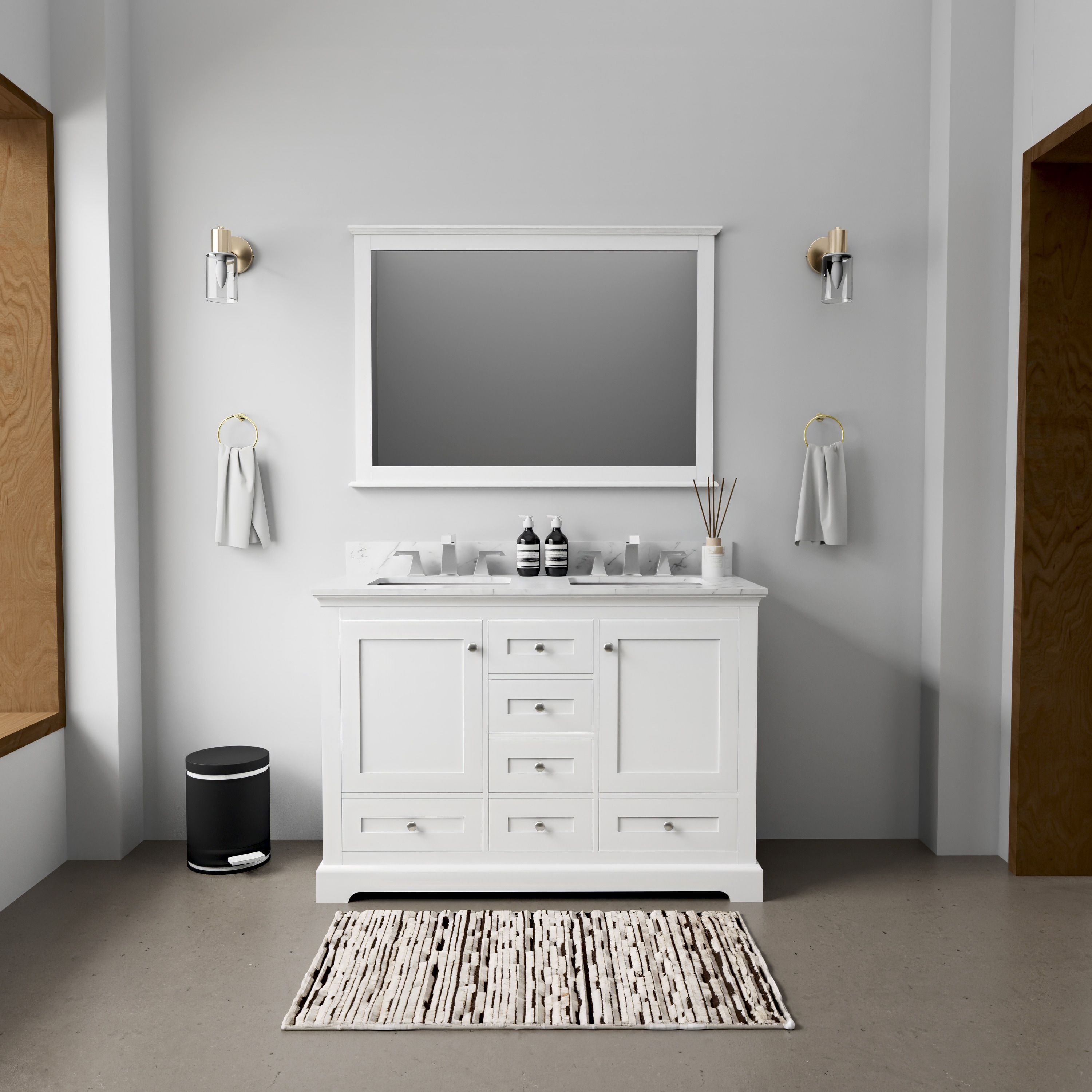 Lexora LD342248DADSM46 Bath-Vanity-Combo - View #3