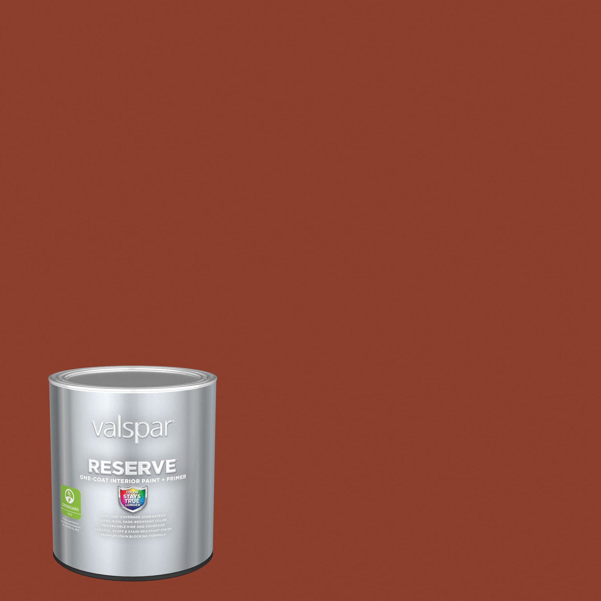 Valspar 2011-7-2916570 Reserve Semi-gloss Russet Red 2011-7 Latex Interior Paint Paint + Primer ( 1-quart )