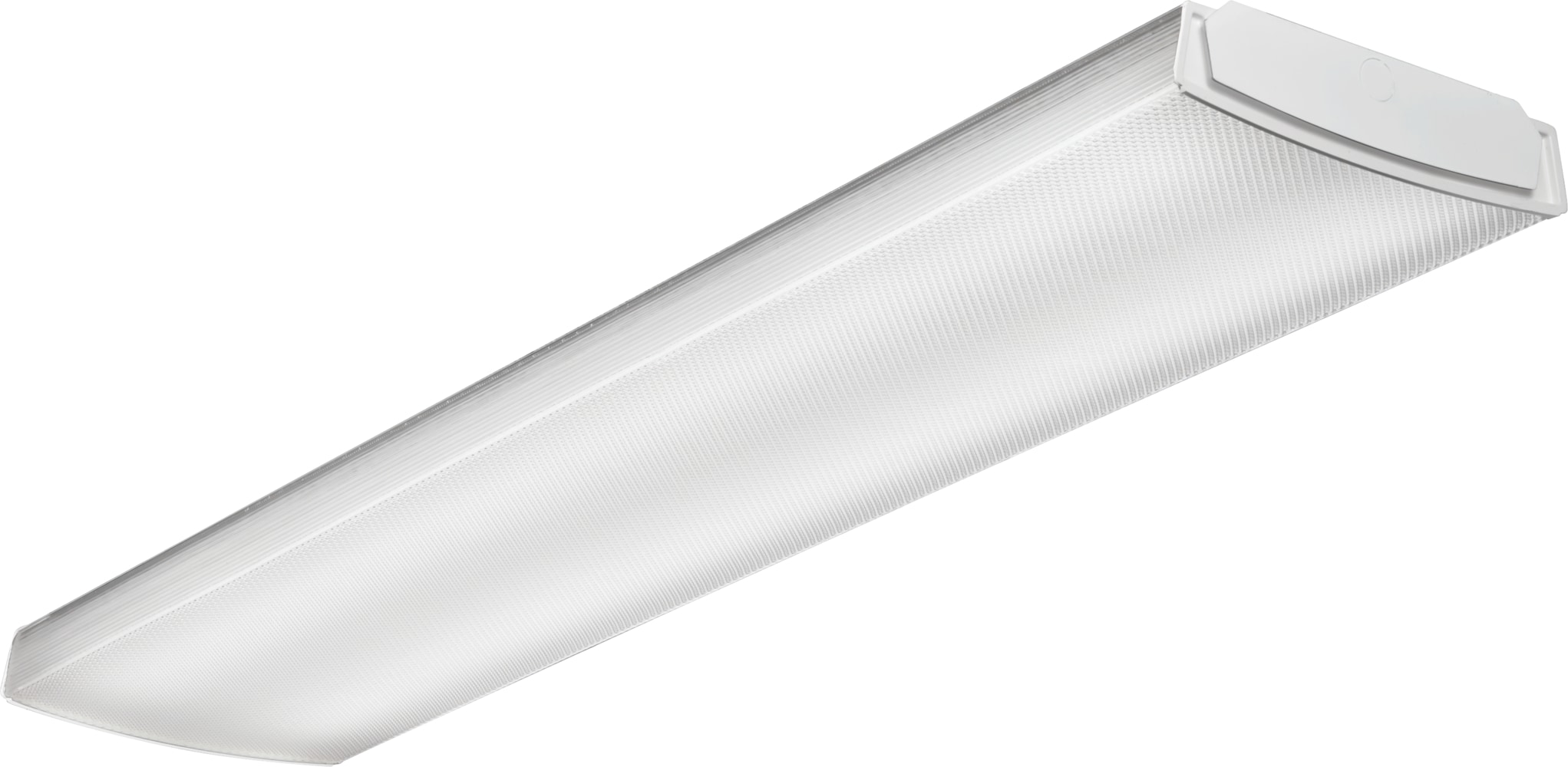Integrated LED Wrap Light FixtureDimmable 40W 4 ft 2900 Lumens 4000K White 