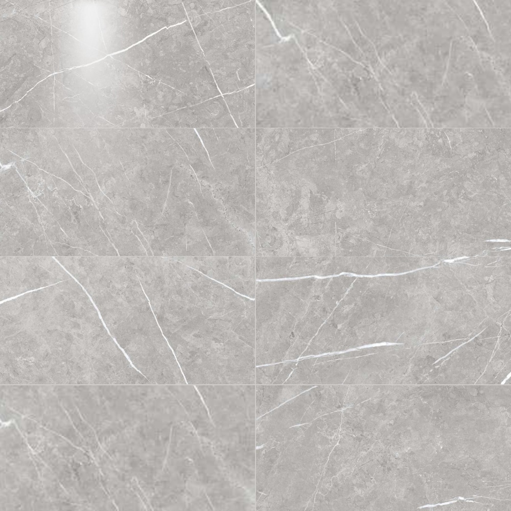 Opera Pearl 12-in x 24-in Glossy Porcelain Marble Look Floor and Wall Tile (11.62-sq. ft/ Carton) | - The Tile Life TTHEA1224GP