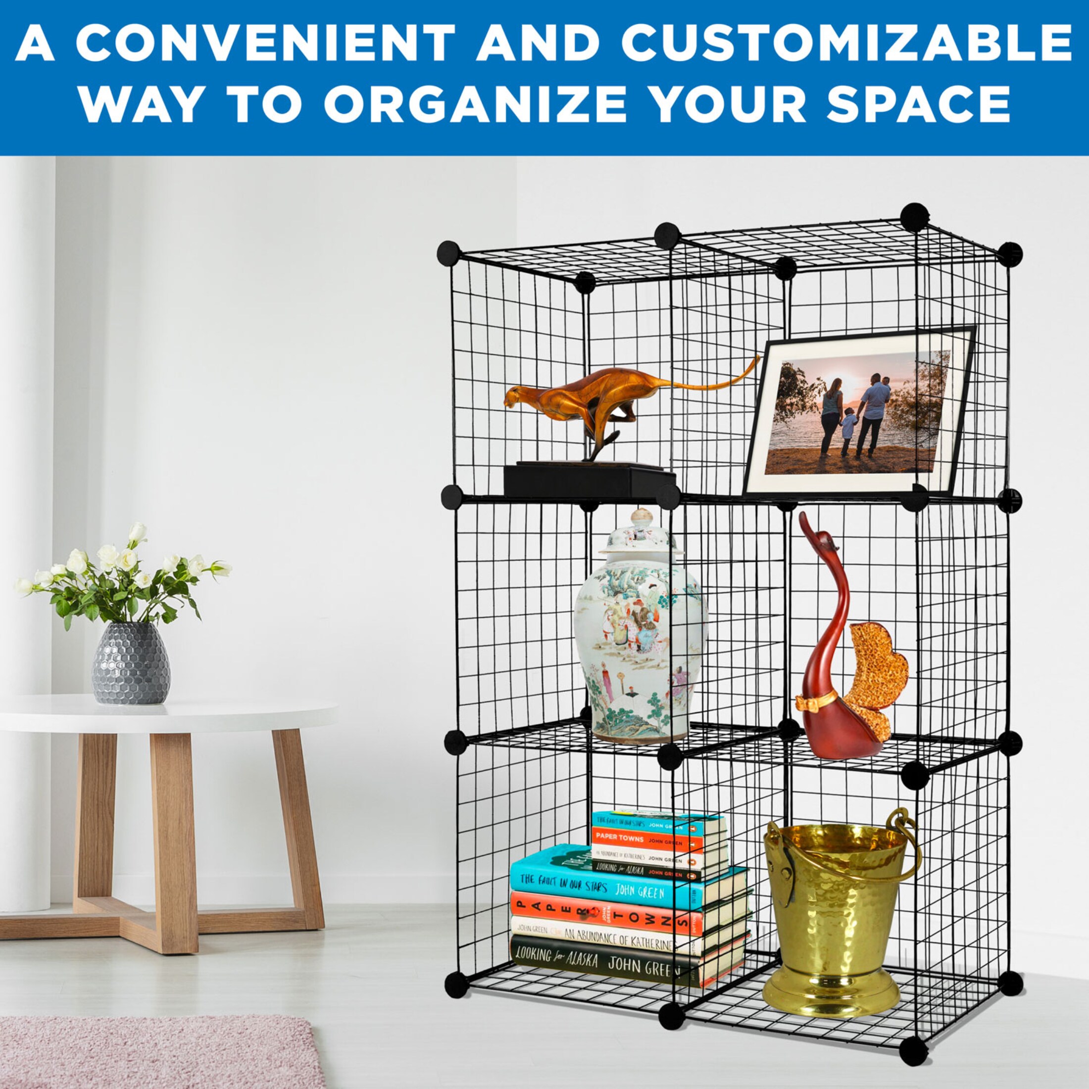 Mount-It! WI-4012 Laminate-Storage-Cubes - View #7