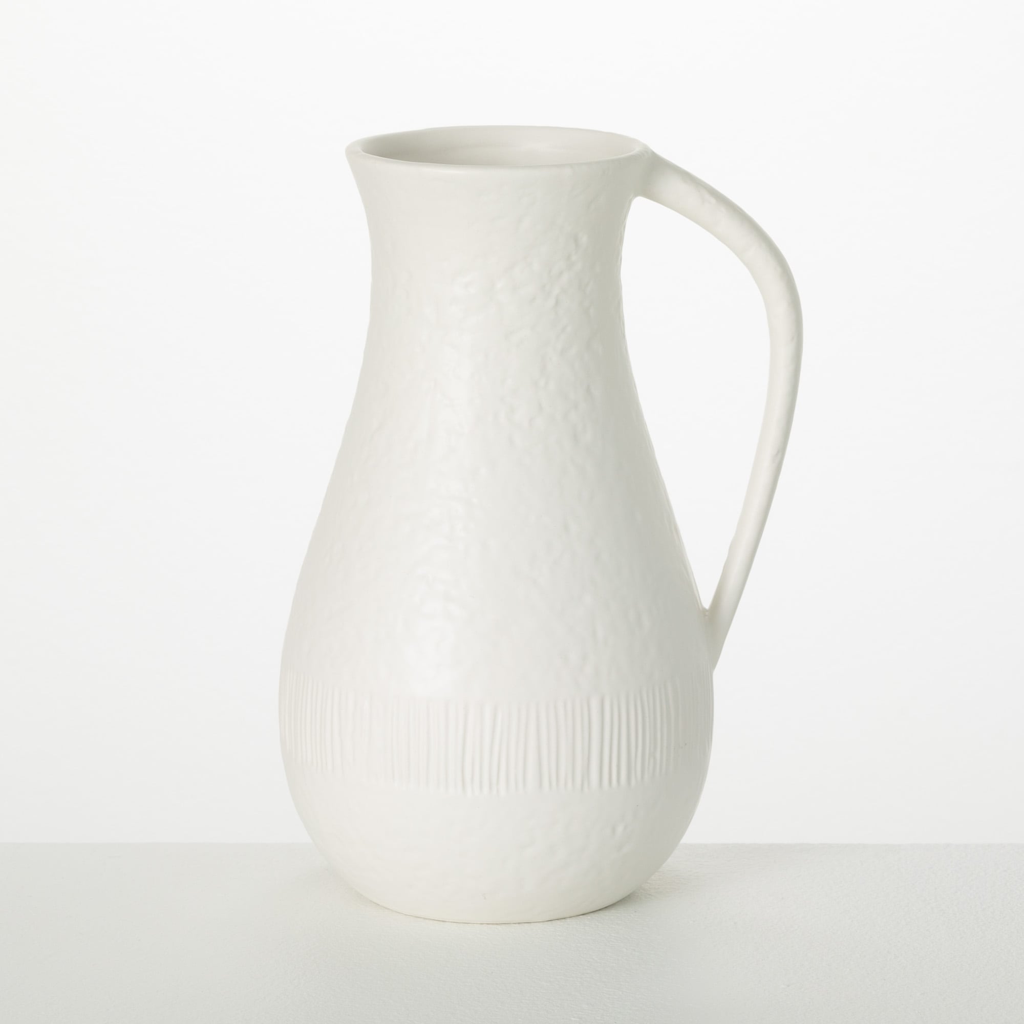 Sullivans White Ceramic Modern Vase