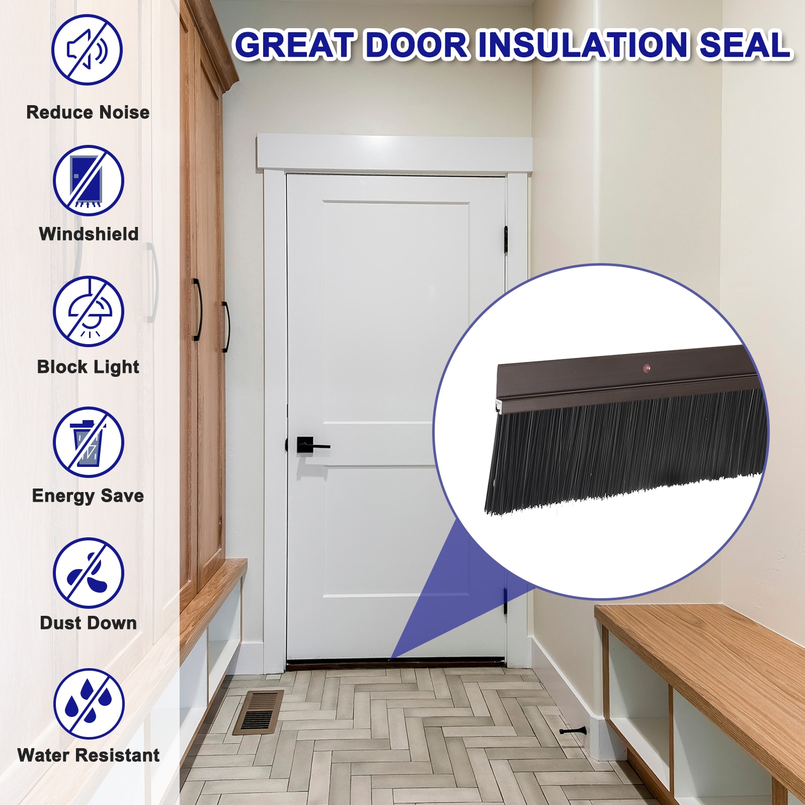 Unique Bargains S25072801UX1553 Door-Sweeps - View #5