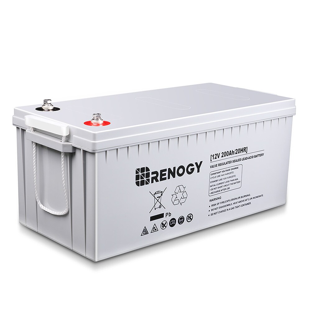 Renogy AGM Battery Rechargeable Sealed Lead Acid 121000 Generator Batteries  in the Device Replacement Batteries department at