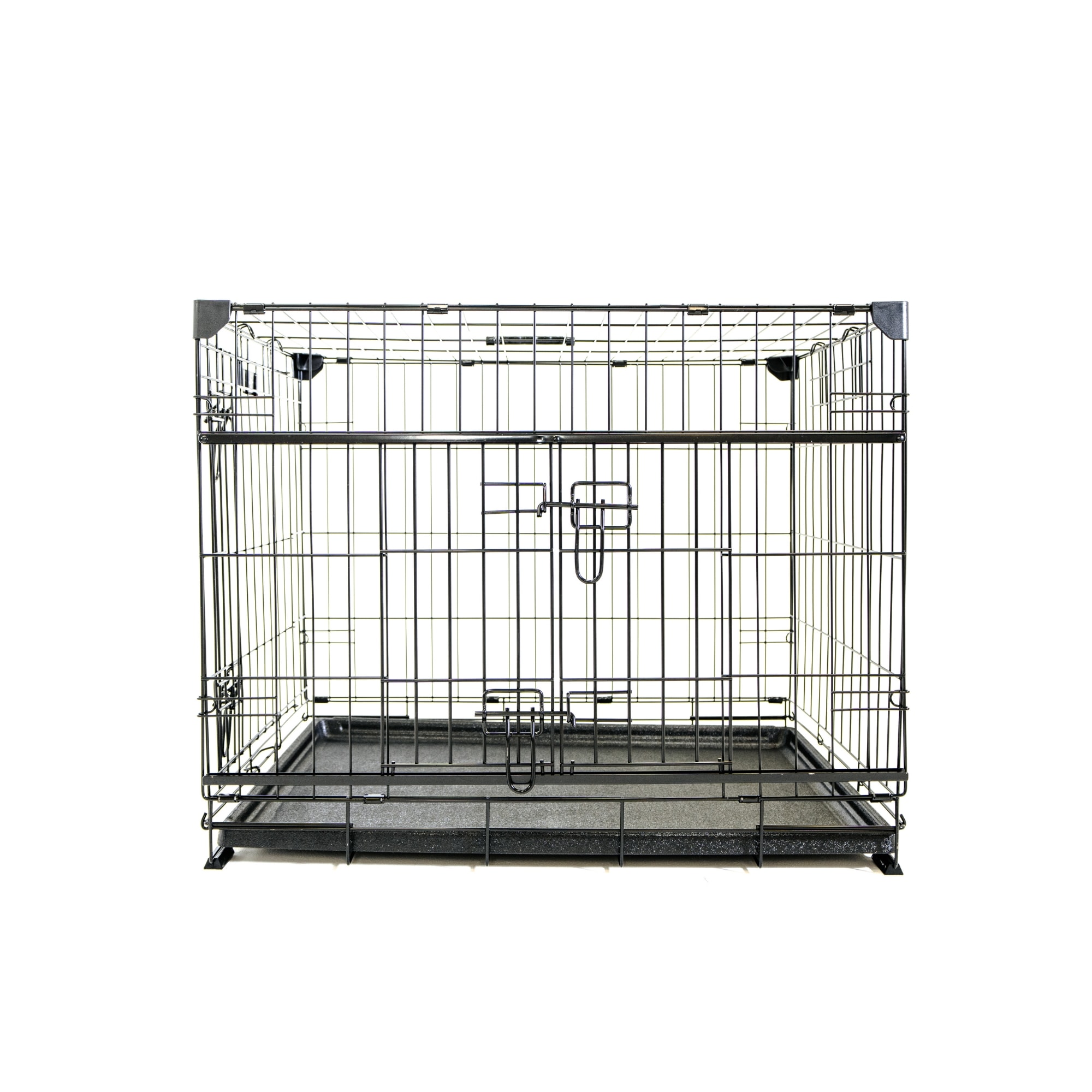 Lucky Dog ZW 51530 Small (11 - 25 lbs.) Plastic and wire Dog Crate Indoor/Outdoor ( 2.5-ft L x 1.75-ft W x 2-ft H )