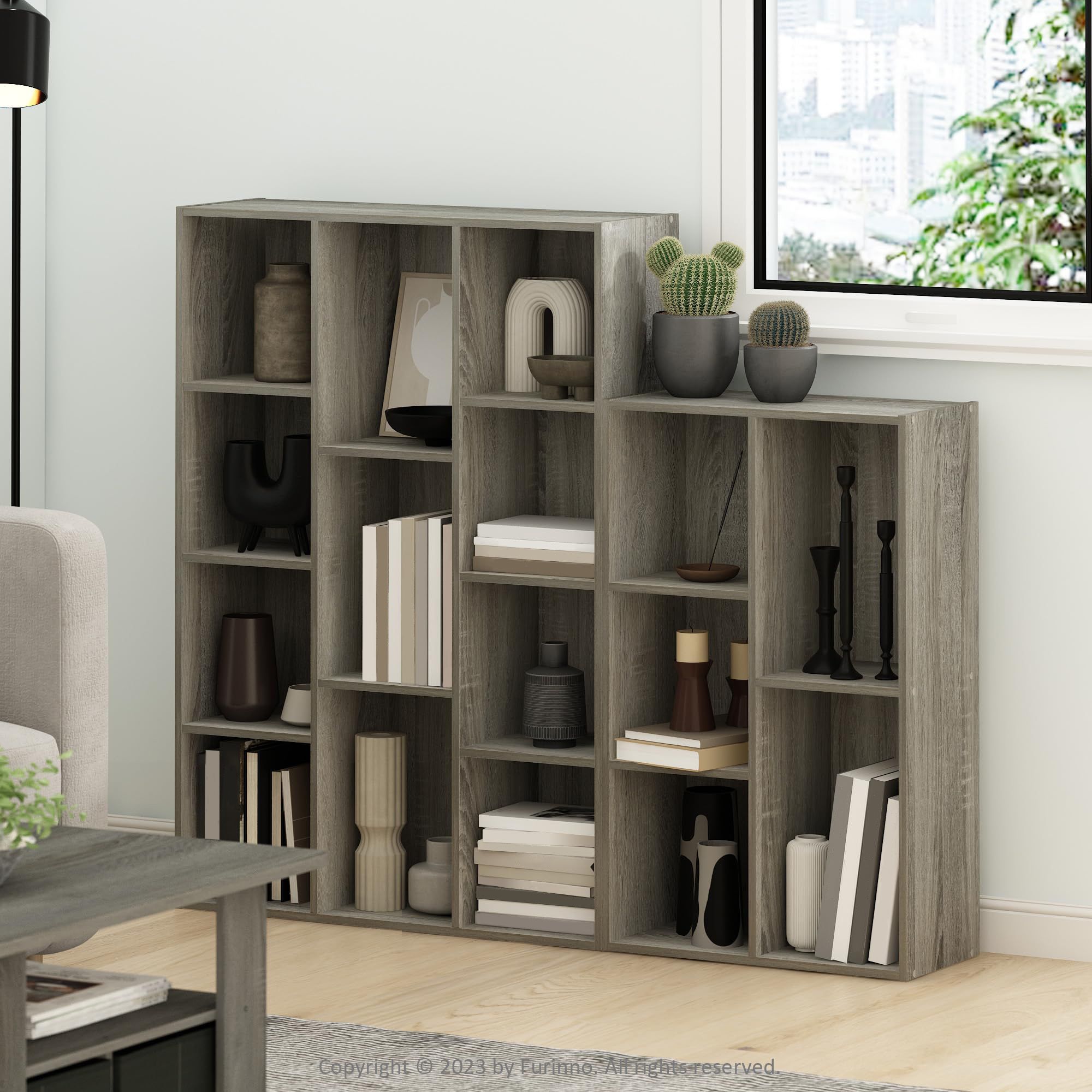 HomLux 11107GYW-A bookcases - View #3