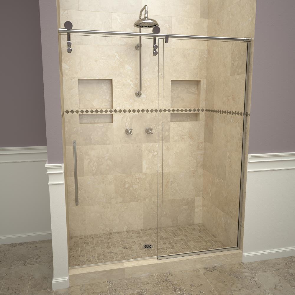 Redi Slide 26VCPHP05976 Polished-chrome 76-in Semi-frameless Sliding Shower Door