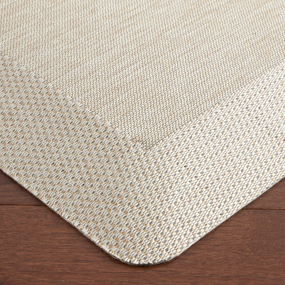 Beige Anti-Fatigue Air-Infused Kitchen Mat, 19.6"x32"