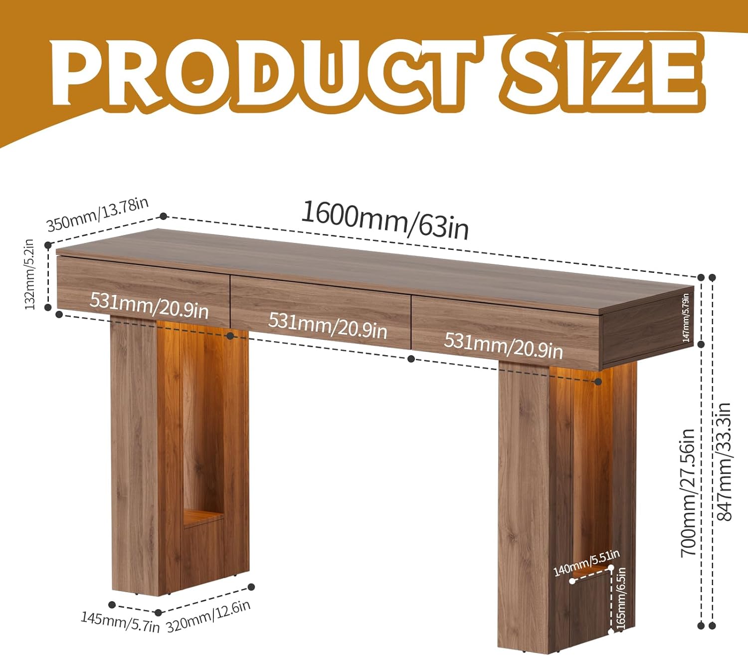 PAKASEPT TTR0059WXY2503328 Console-Sofa-Tables - View #3