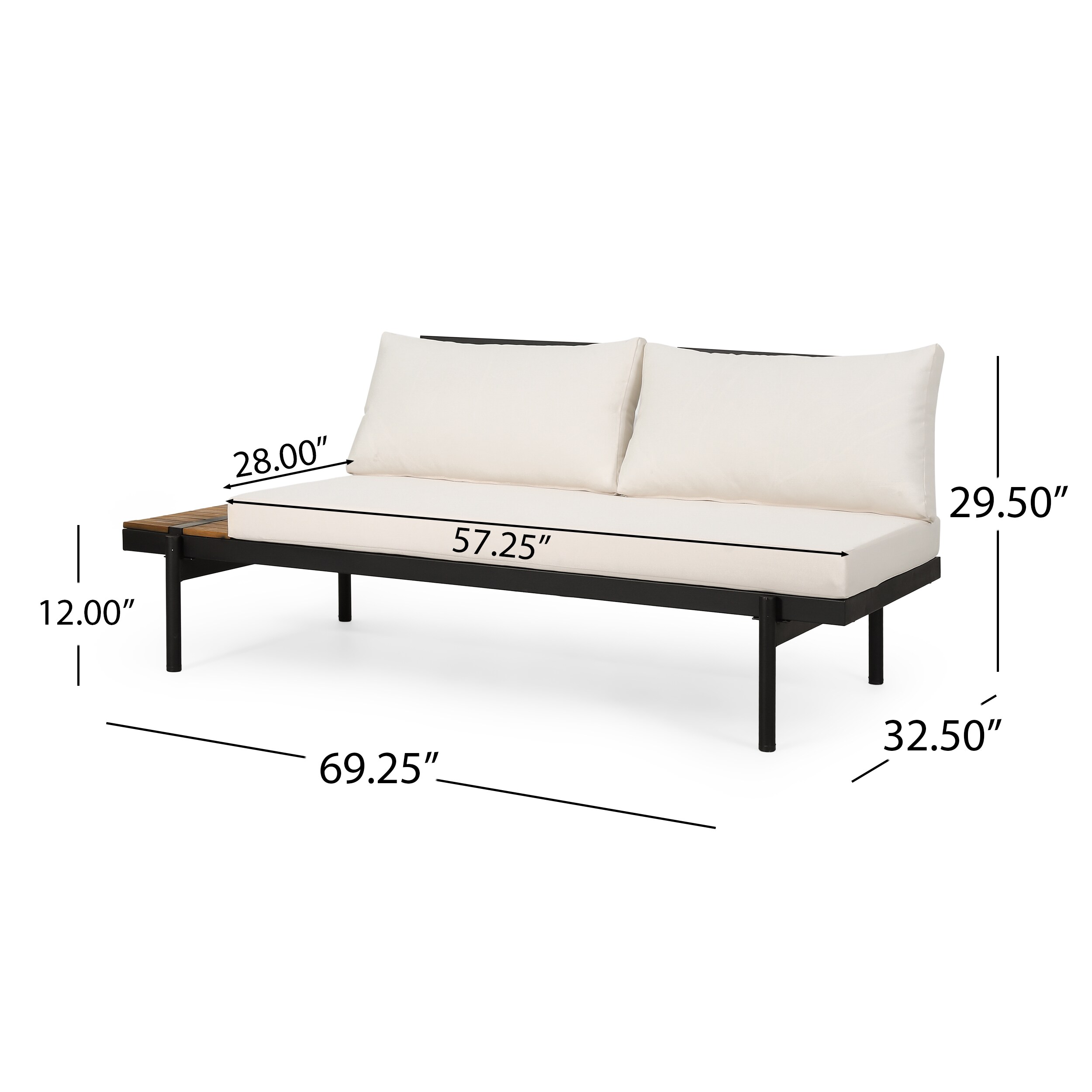 LOVMOR SF-M-71399.00LCRM Patio-Sofas-Daybeds - View #2