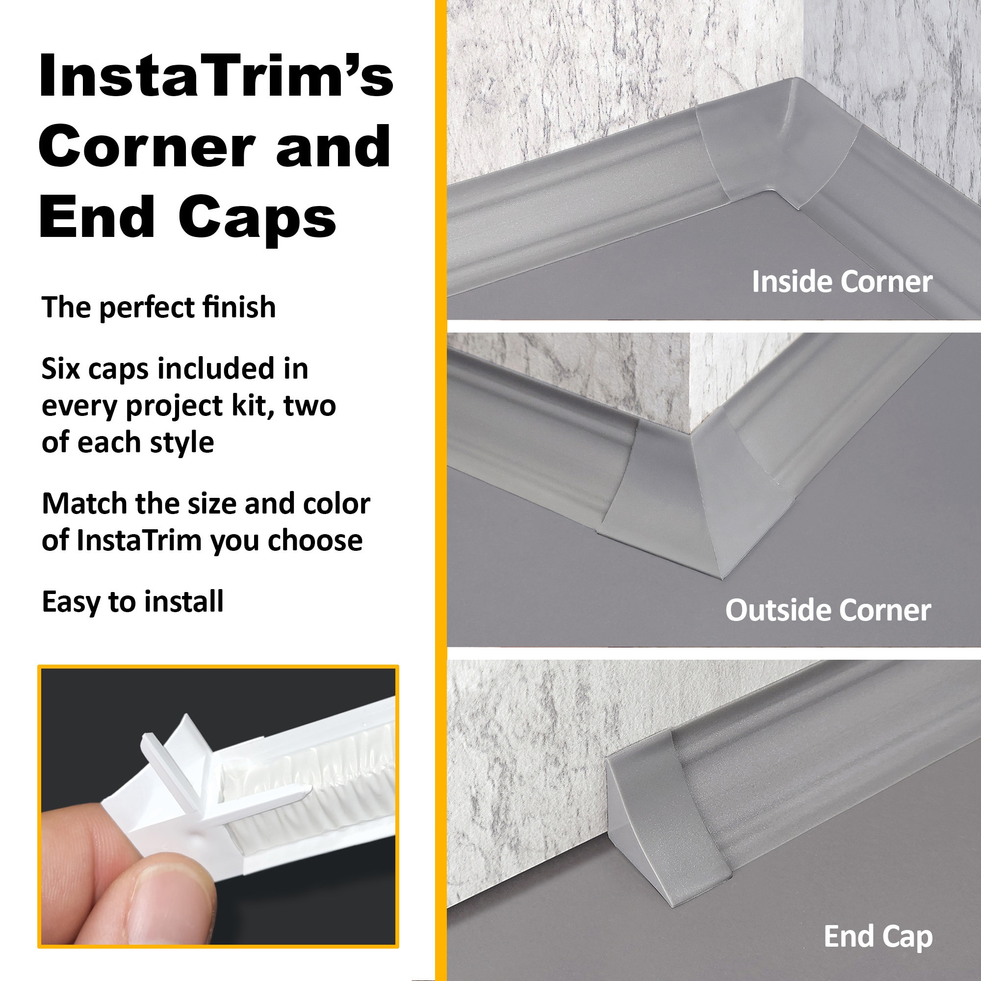 InstaTrim 7550GRYKIT Bath-Sealant - View #7