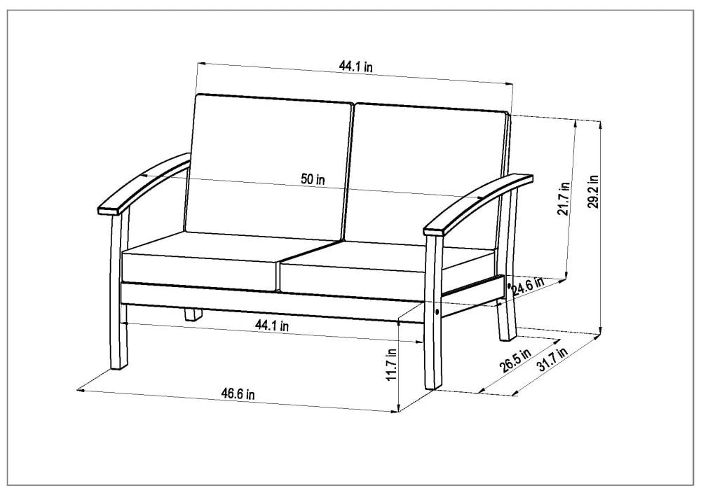 Amazonia KINGSBURY LOT BLACK Patio-Conversation-Sets - View #8