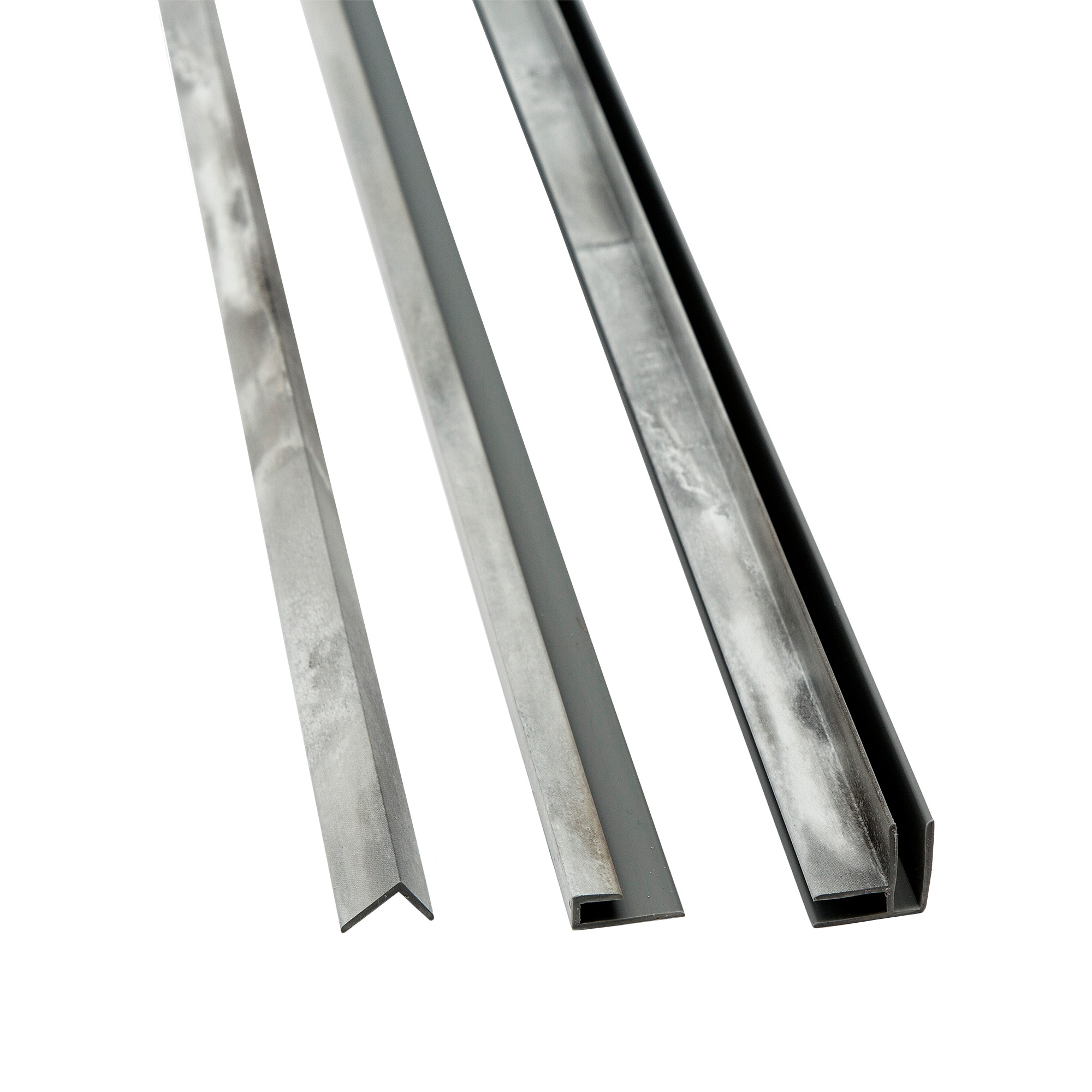 PALISADE 17303 0.9375-in W x 94-in L Louvre Granite PVC Edge trim kit Tile Edge Trim
