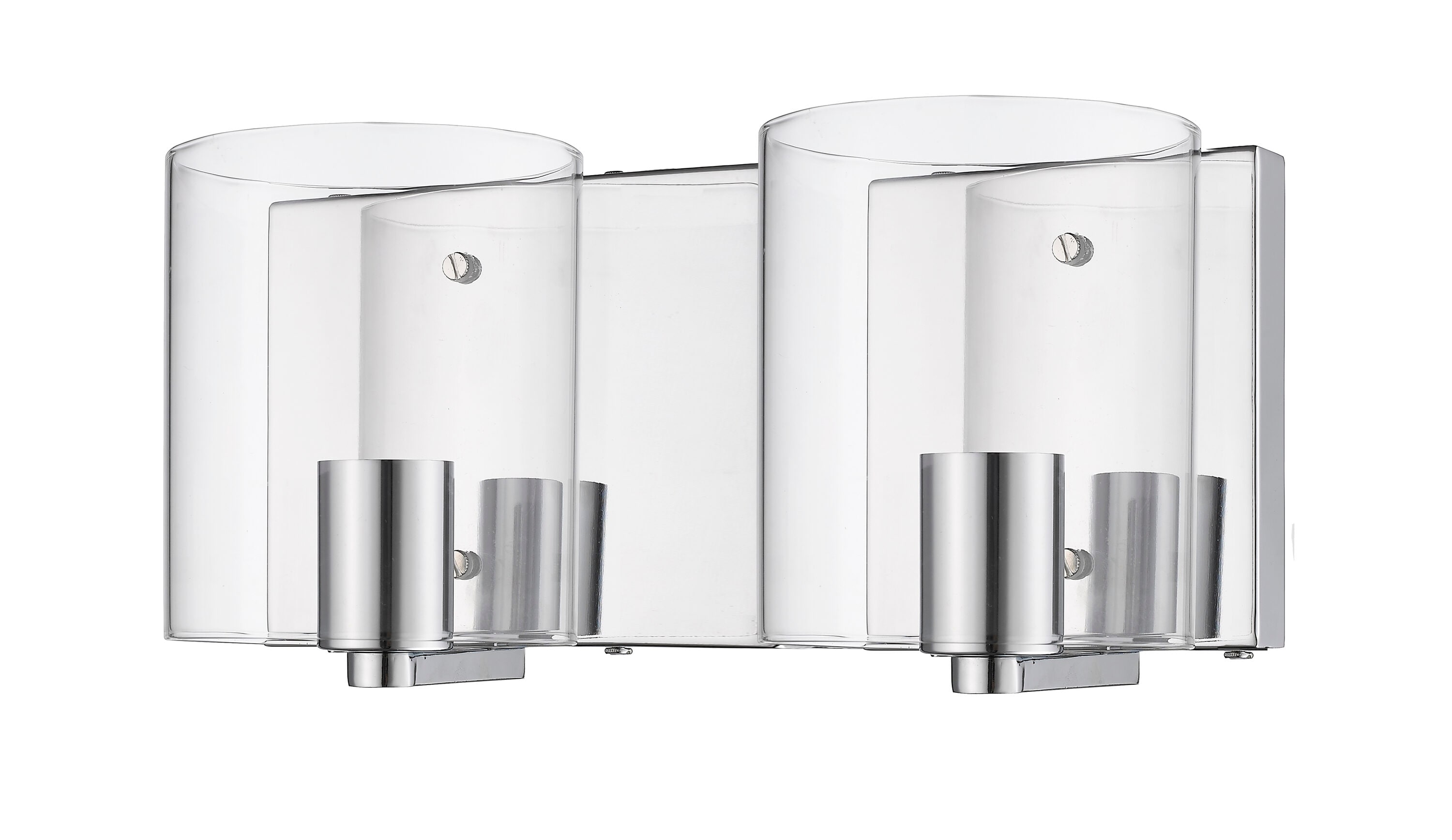 Whitfield Lighting VL7023-2CLCH 12.25-in 2 -Light Chrome Modern/contemporary Vanity light