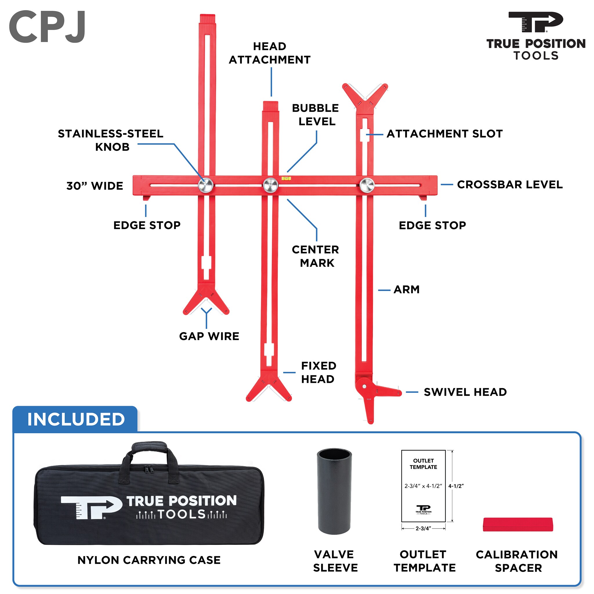 True Position Tools TP-CPJ Cabinet-Hardware-Acessories - View #5