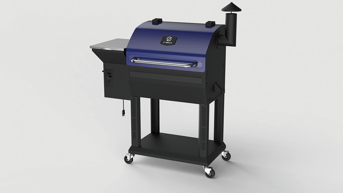 ZGrills Zgrill 1056-Sq in Cobalt Blue Pellet Grill ZPG1002B3LEC Sansujyuku sansujyuku.com