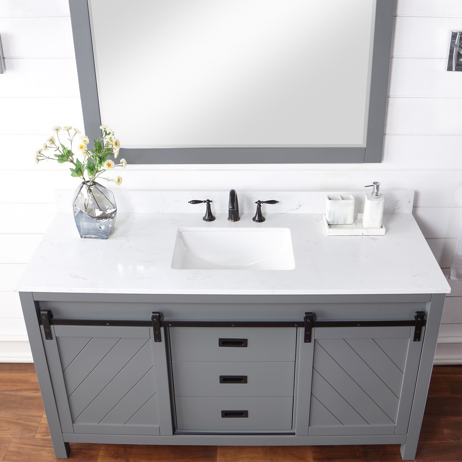 Altair 536060S-GR-AW Bath-Vanity-Combo - View #3