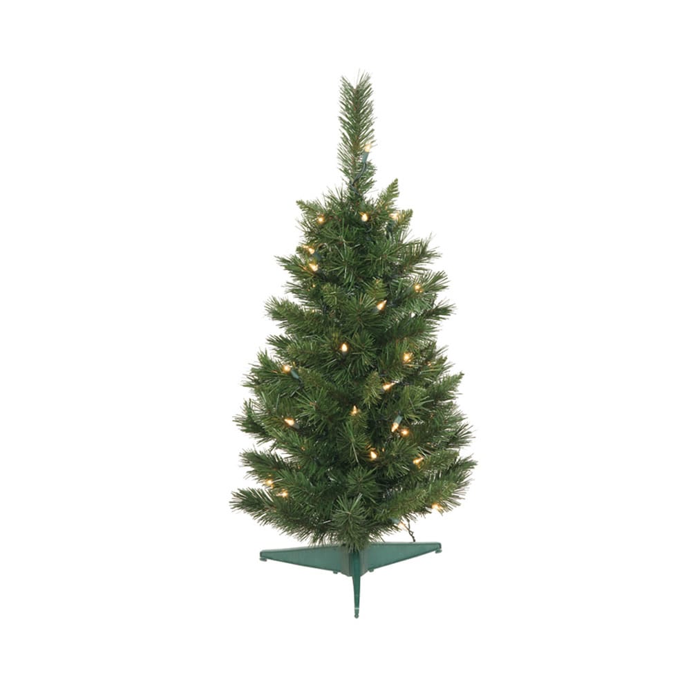  A877126 2.5-ft Pre-lit Artificial Christmas Tree with Incandescent Lights