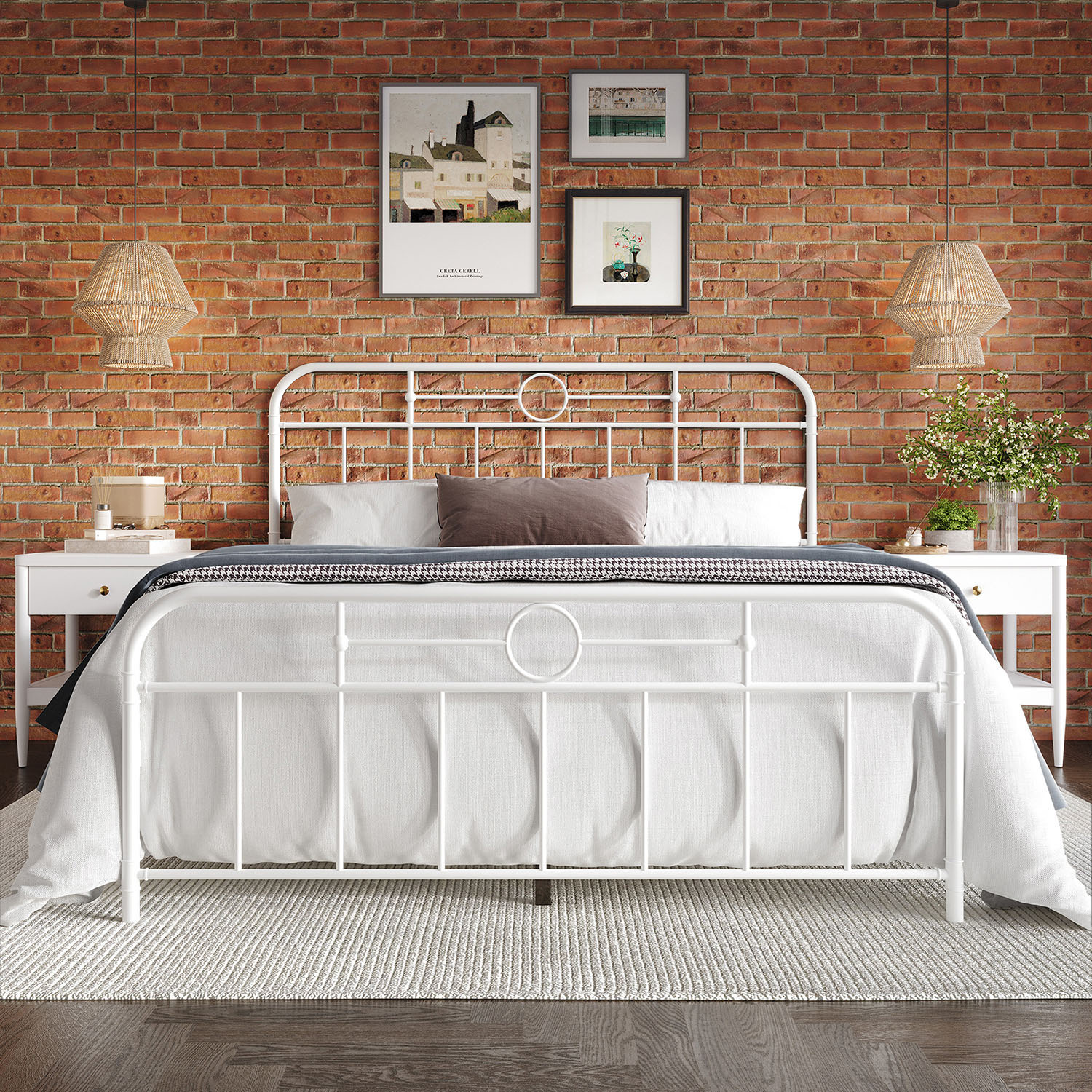 CasePiece CMB016QPL-WT-MT beds - View #2