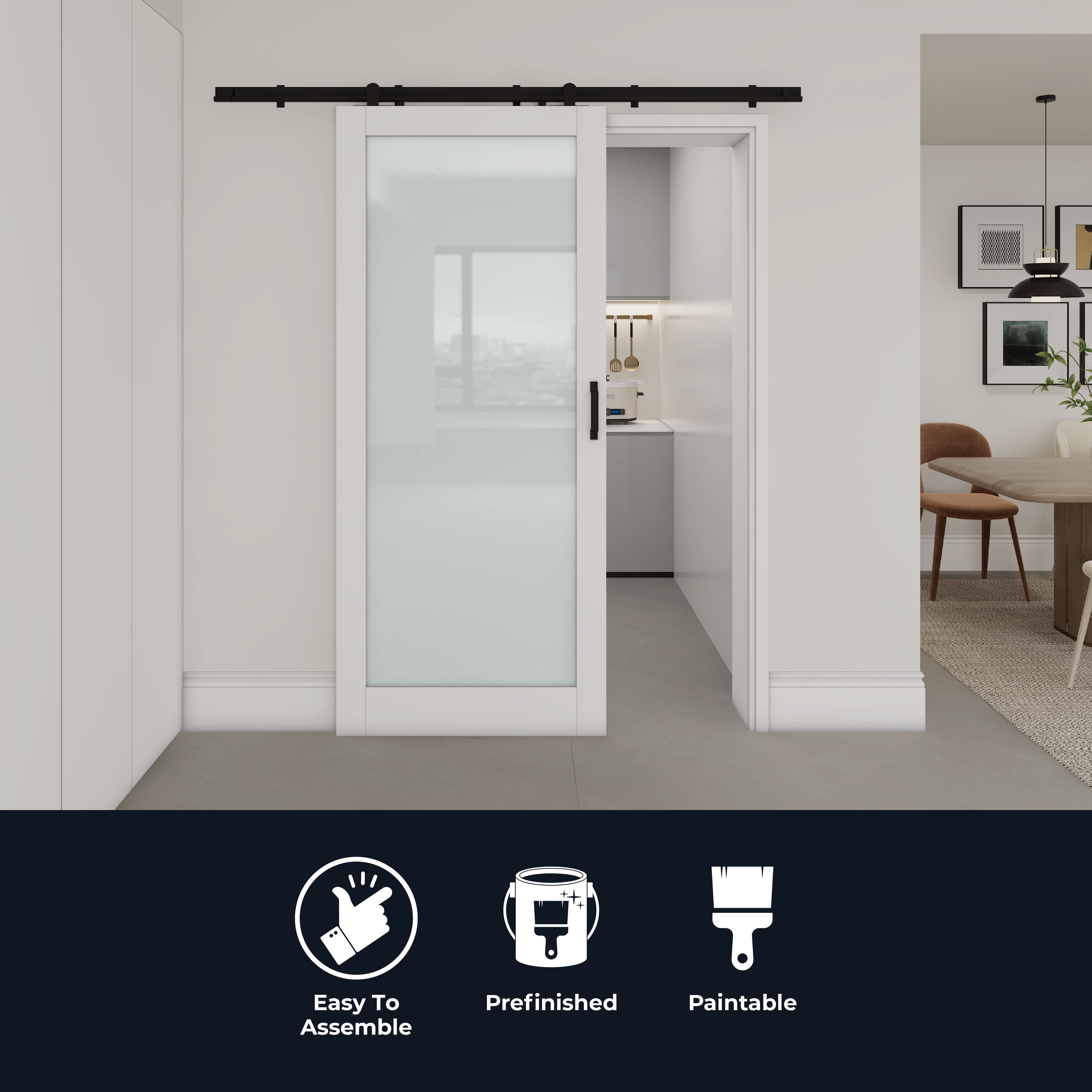 RELIABILT BD161M31MW1FGL36084 Barn-Doors - View #3