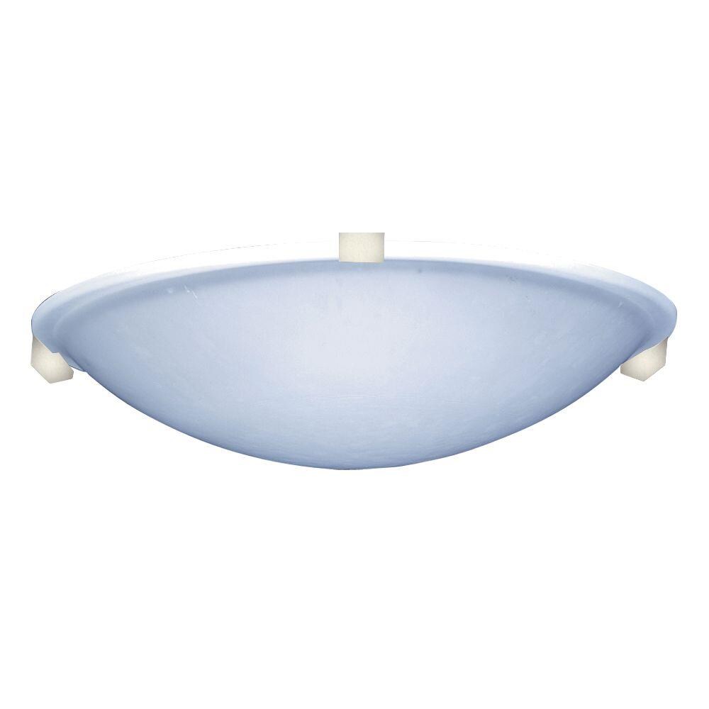PLC Lighting 3464PBLED 1-Light 16-in Polished Brass LED Flush Mount Light