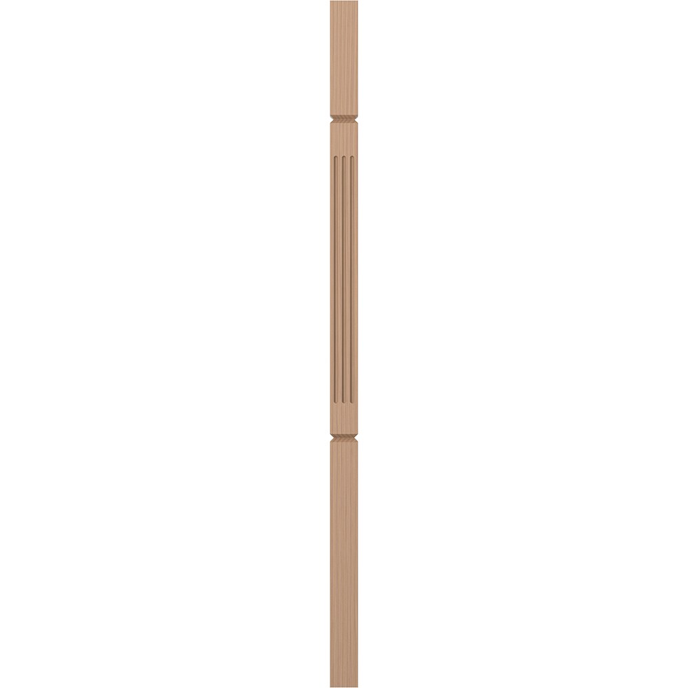 L.J. Smith Stair Systems LJF-5360V-P 42 42-in x 1.75-in Unfinished Poplar Square Top Stair Baluster