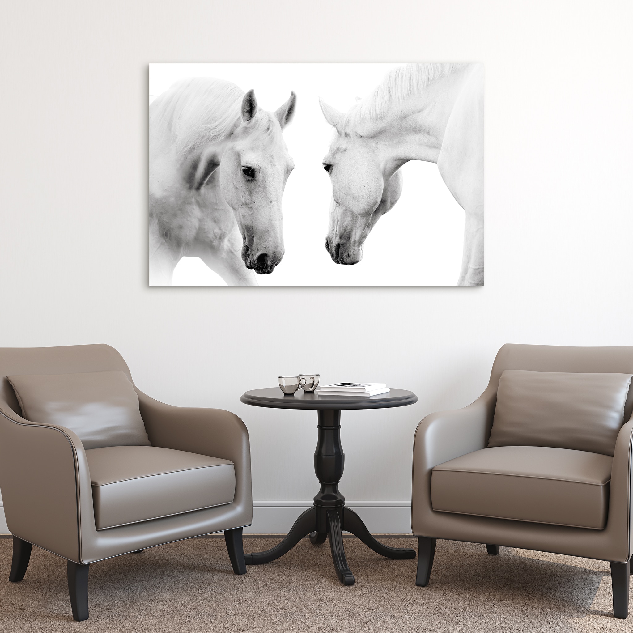 Empire Art Direct 32-in H x 48-in W Animals Glass Print at Lowes.com