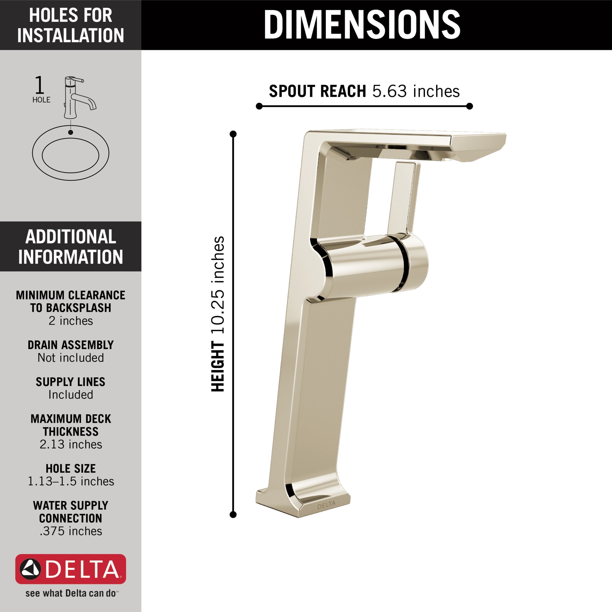 Delta 799-PN-PR-DST Lavatory-Faucets - View #3