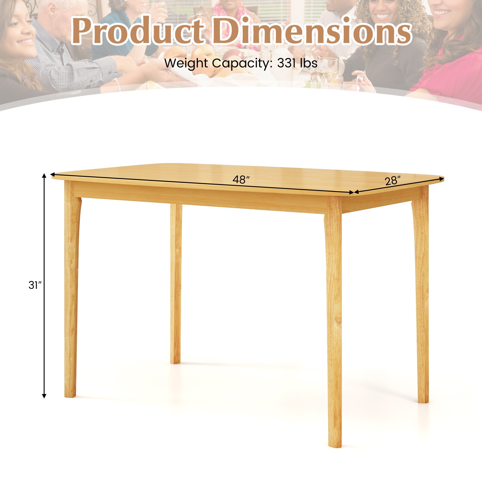 Slickblue D-CO-AN49955CK Dining-Tables - View #7