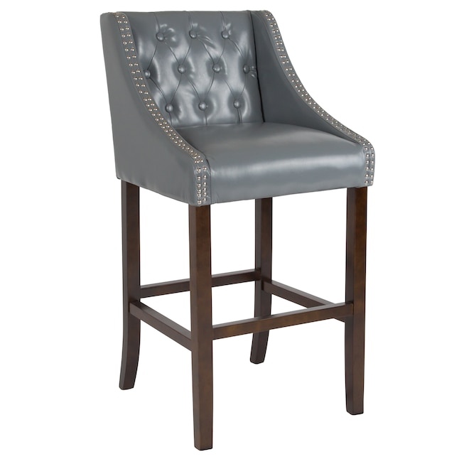 Upholstered Bar Stool In The Stools, Tufted Leather Counter Stools
