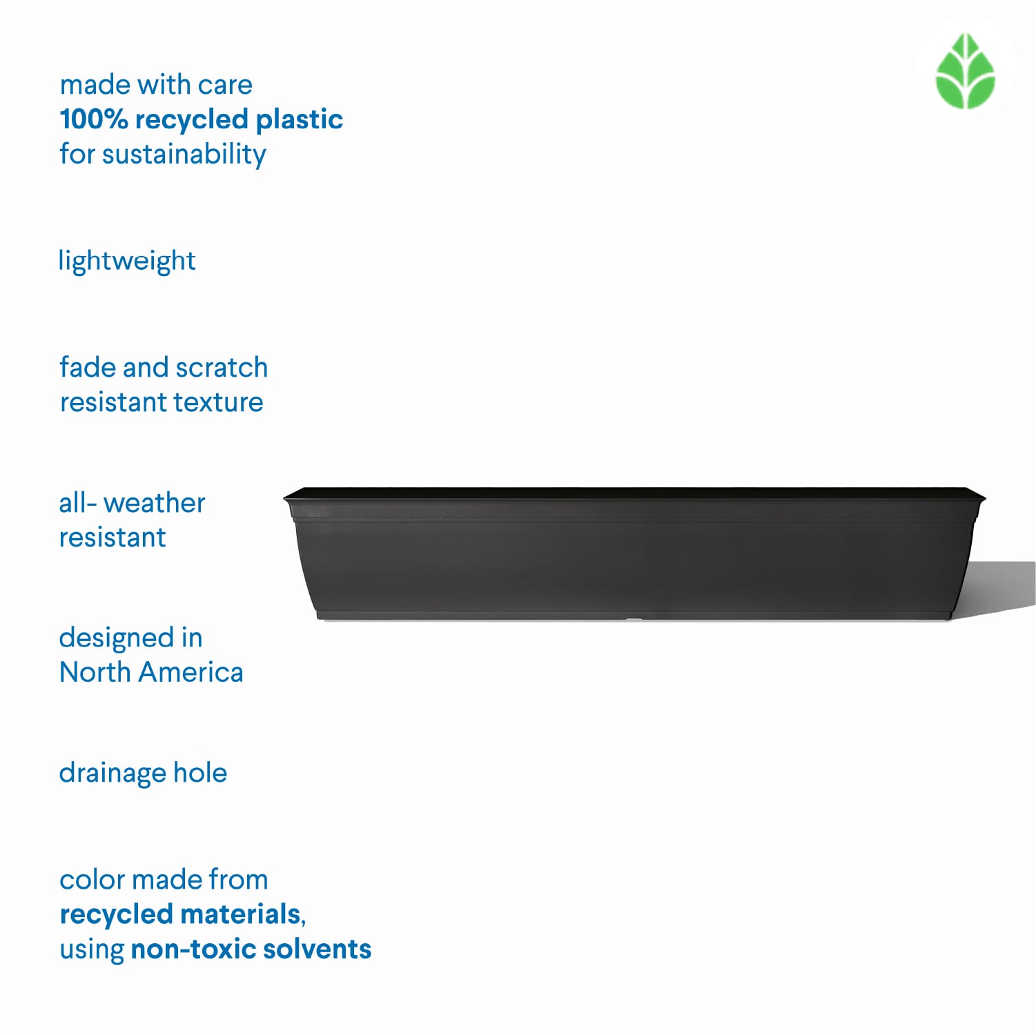 Style Selections WB2132A-BLACK Planter-Window-Box - View #5