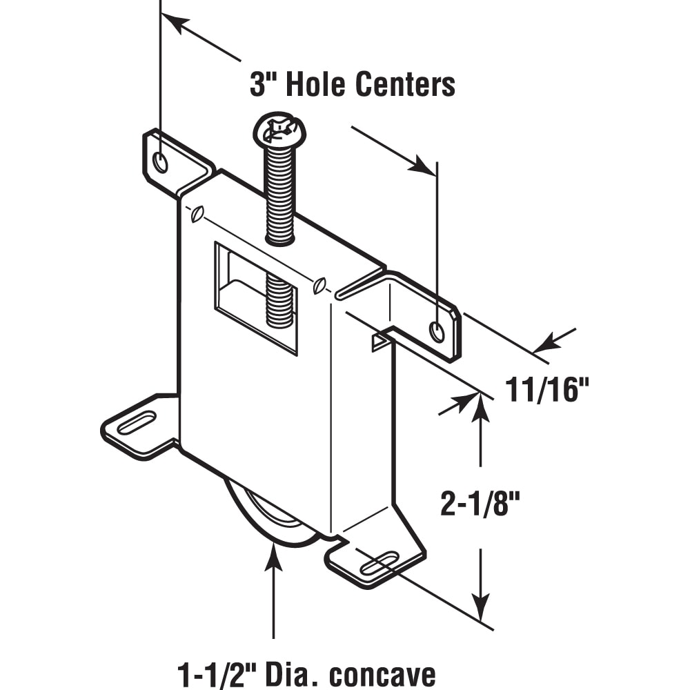 Prime-Line N 6861 Sliding-Closet-Door-Rollers - View #2