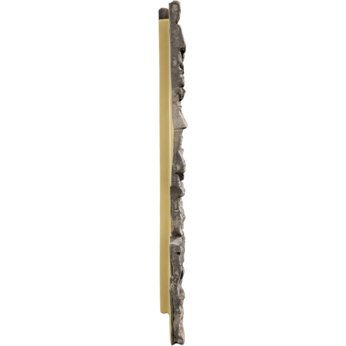 Ekena Millwork 45.75-in x 24.5-in Canyon Ridge Stacked Stone 8-sq ft Smokey Ridge Faux Stone Veneer