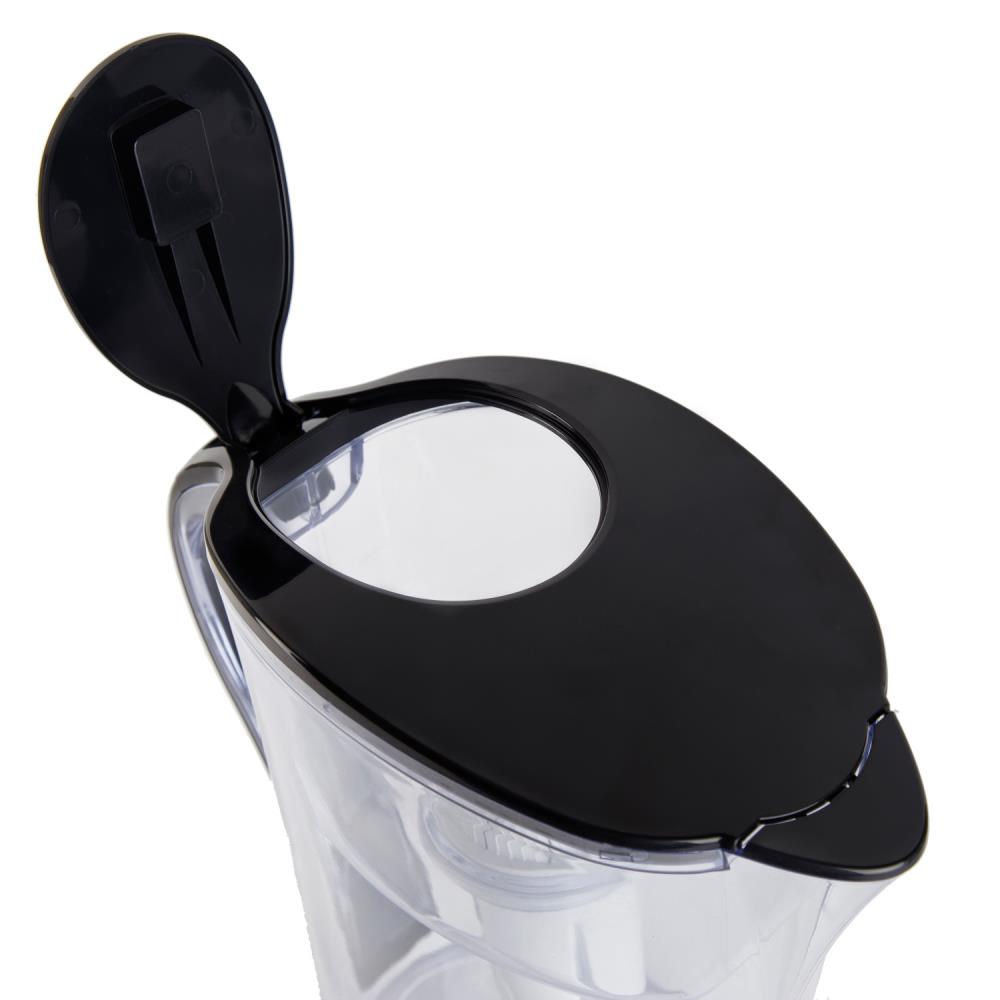 Vitapur 10-cup Black Water Filter Pitcher in the Water Filter Pitchers ...